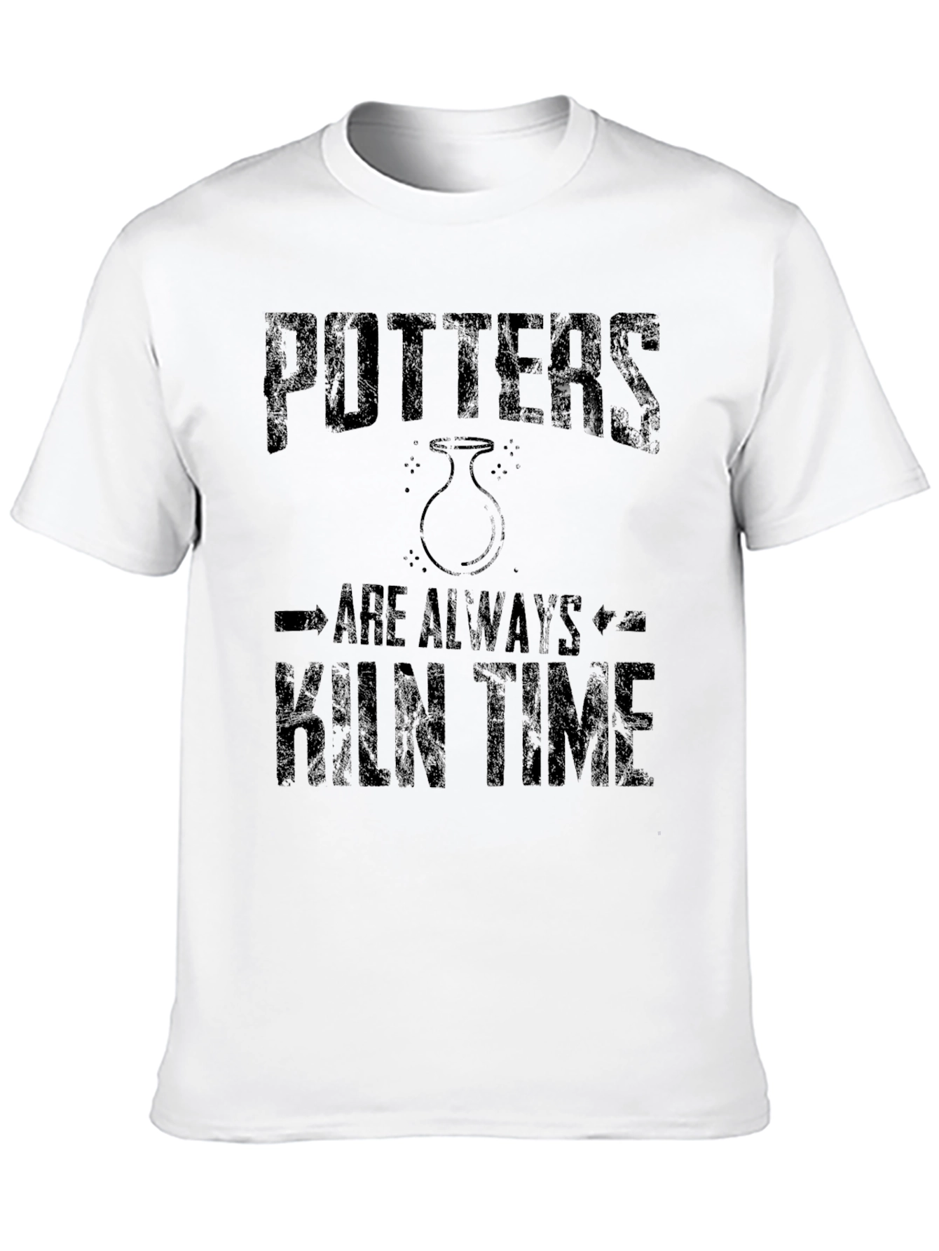 Potters Kiln Time Black Graphic Tee