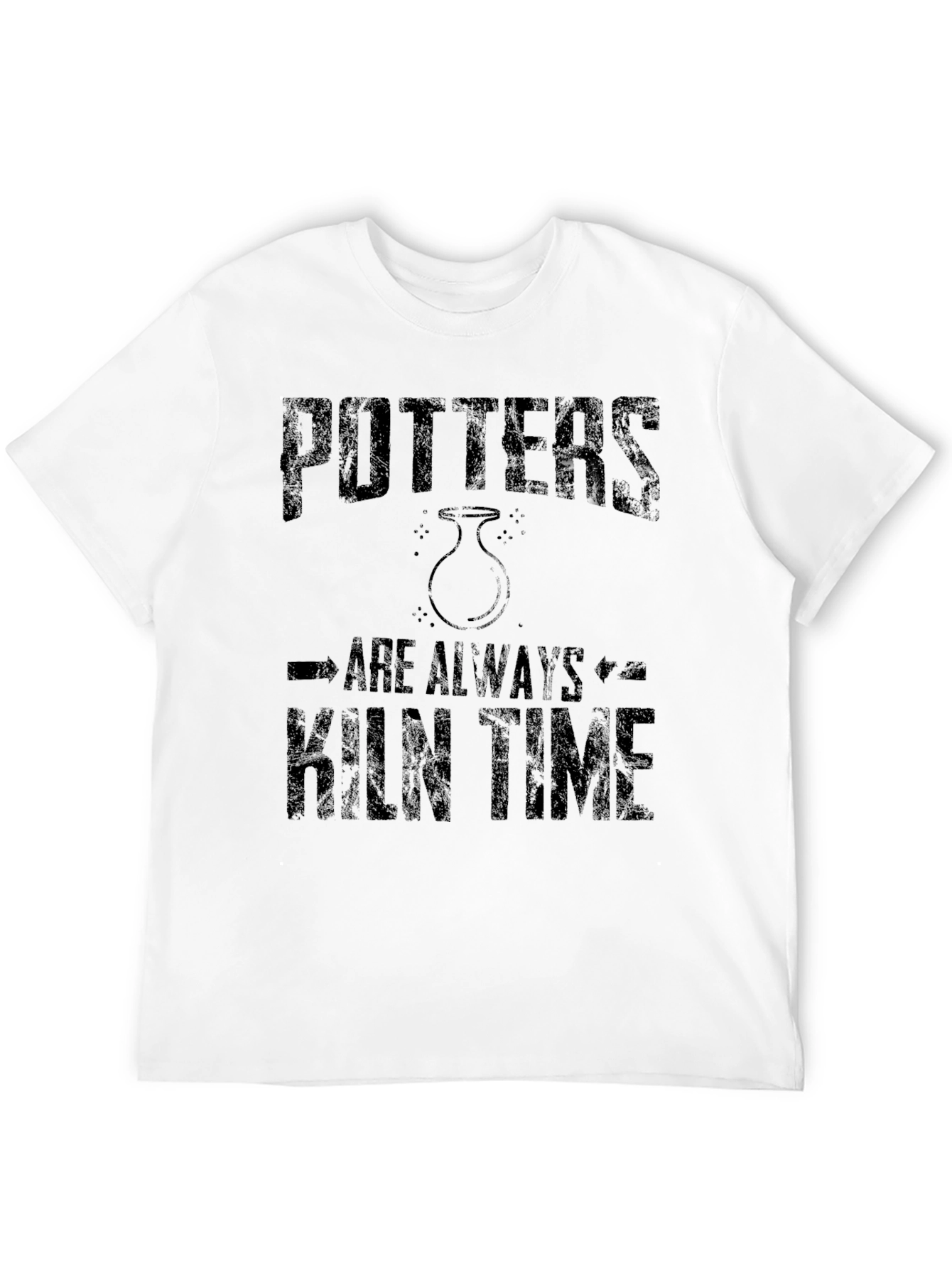 Potters Kiln Time Black Graphic Tee