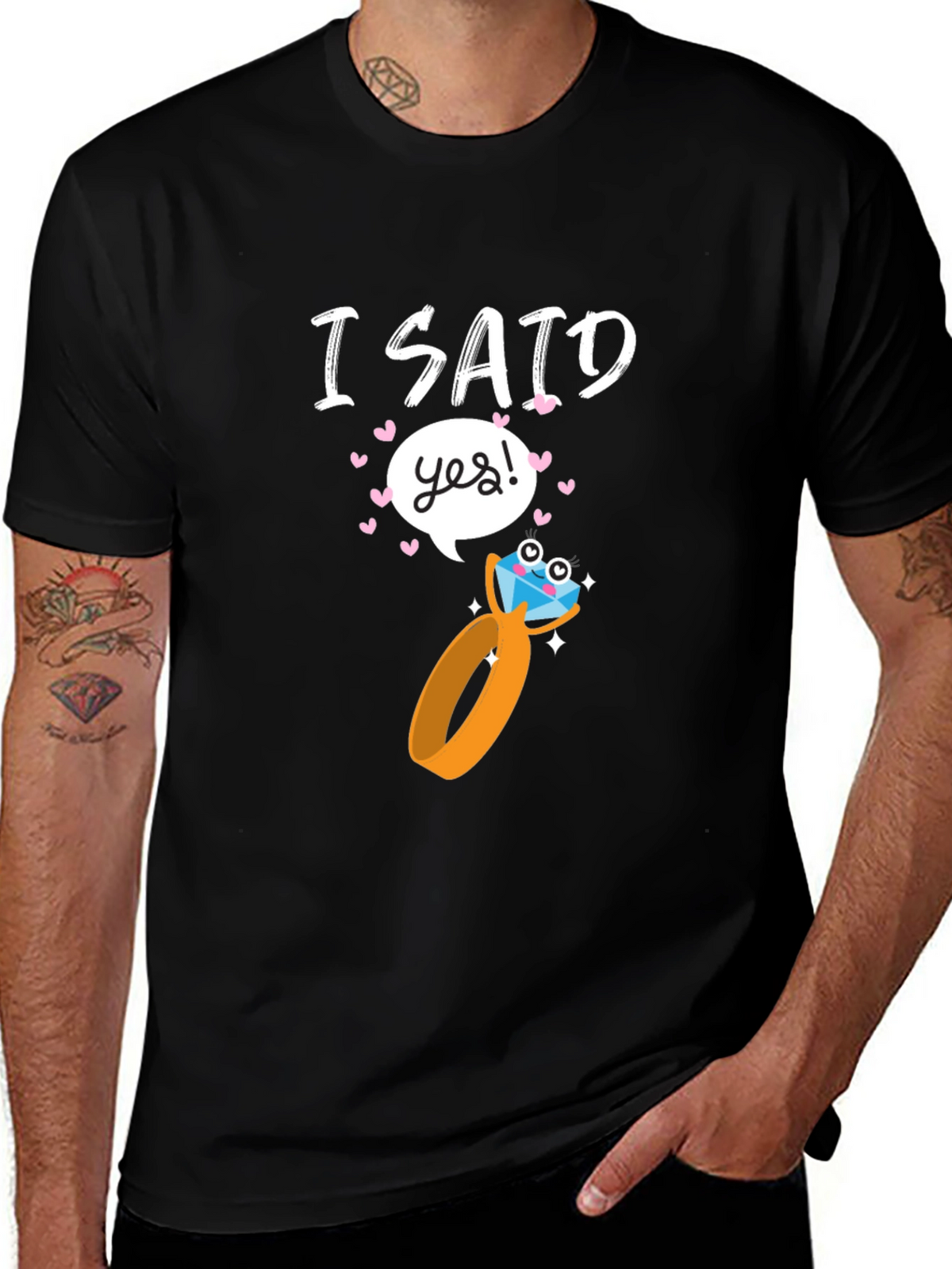 I Said Yes! Engagement T-Shirt