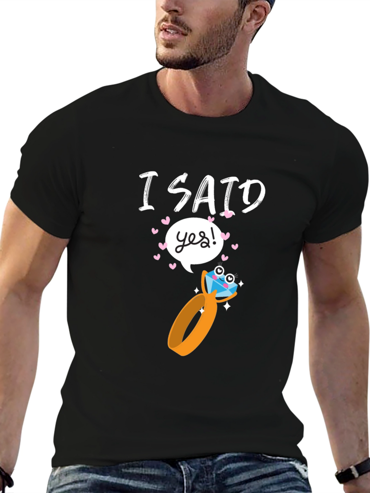 I Said Yes! Engagement T-Shirt
