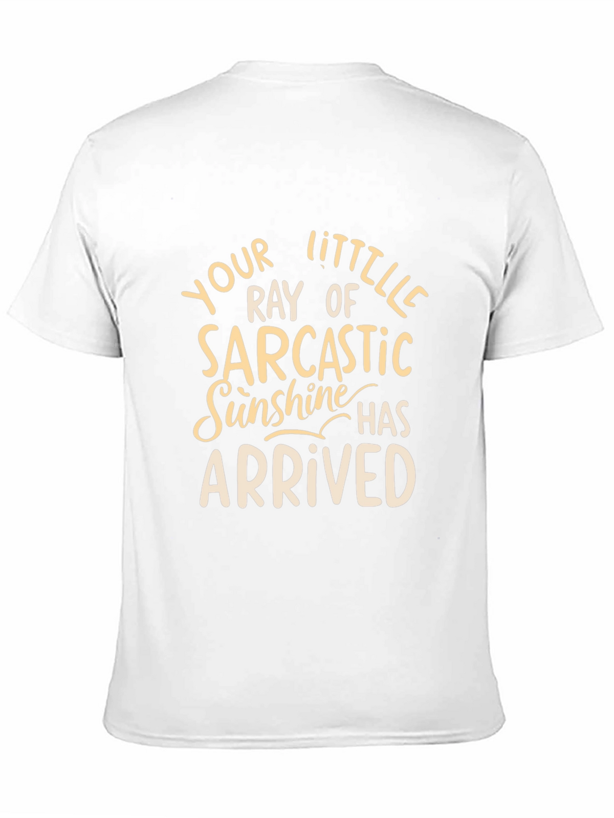 Sarcastic Sunshine Graphic Tee - Unisex Black T-Shirt