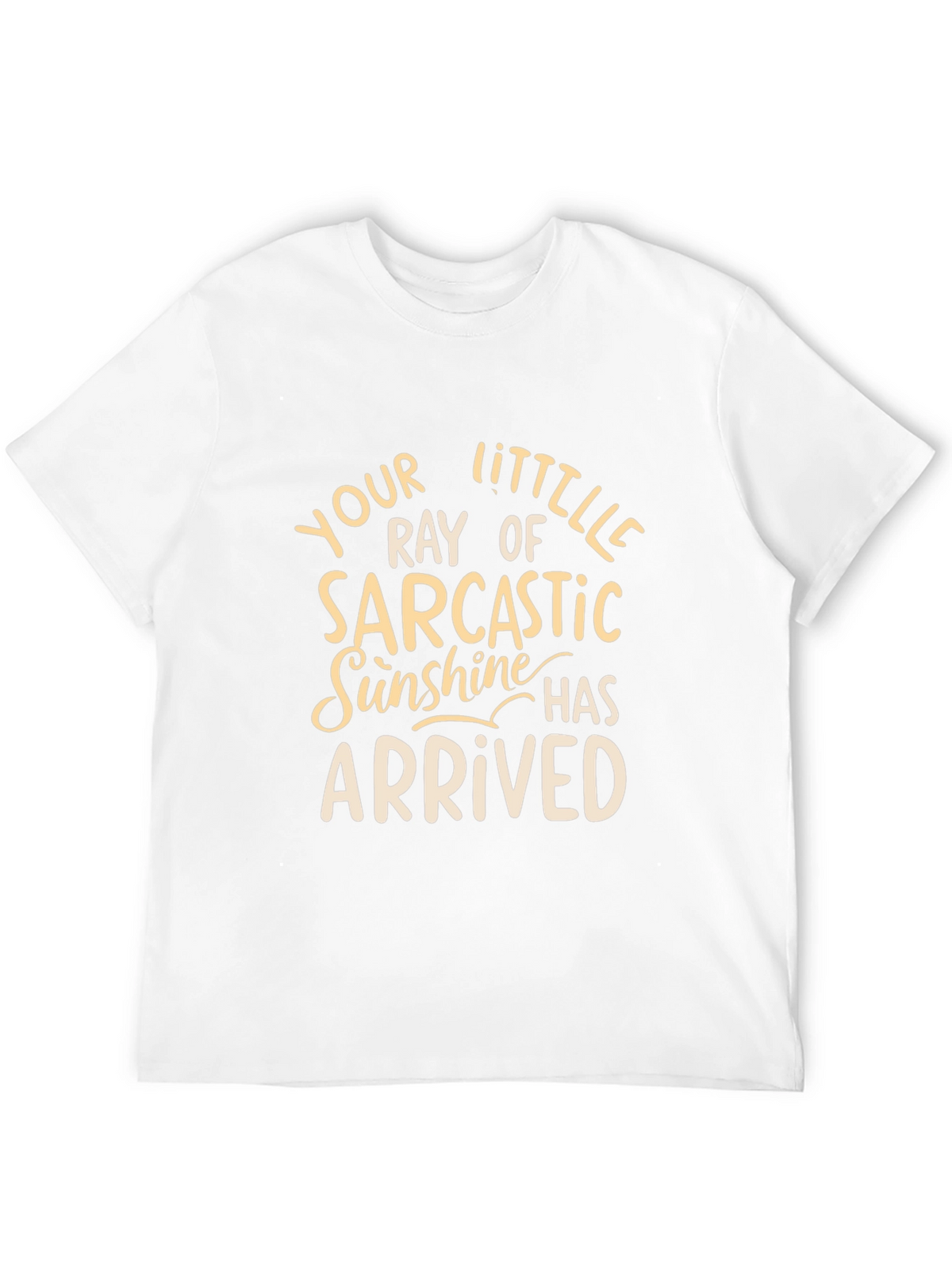 Sarcastic Sunshine Graphic Tee - Unisex Black T-Shirt