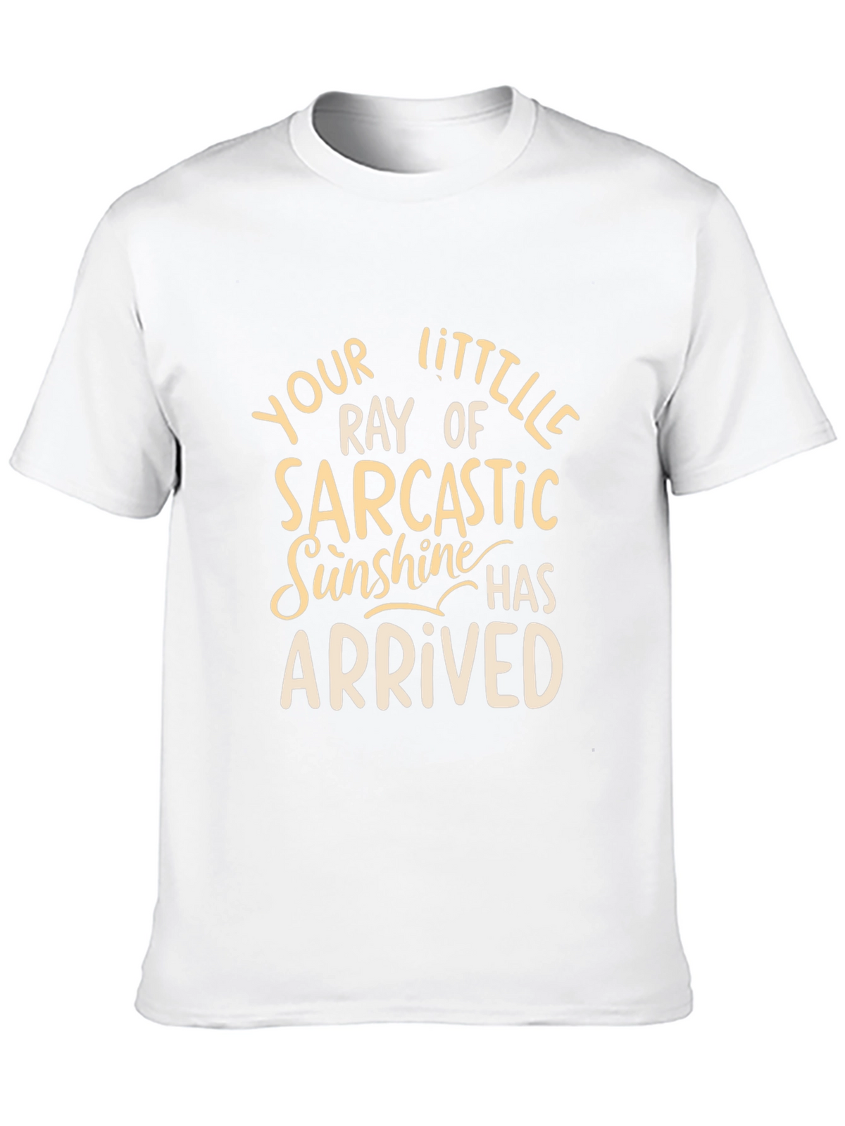 Sarcastic Sunshine Graphic Tee - Unisex Black T-Shirt