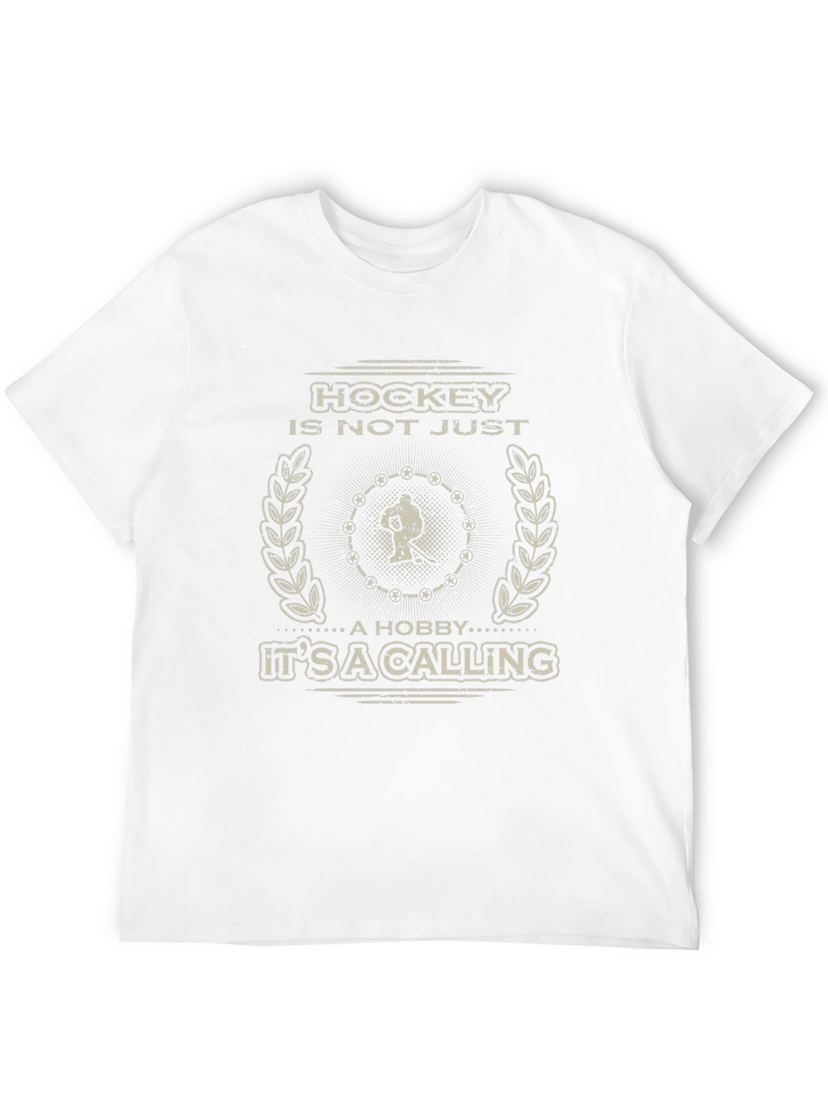 Hockey Calling Black Graphic Tee for Hockey Fans