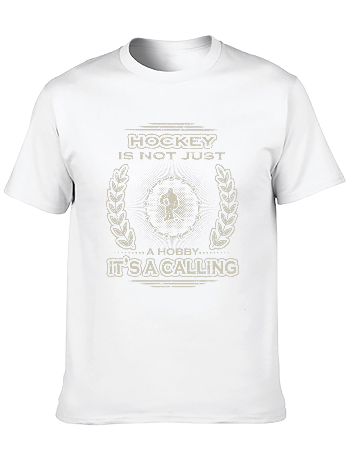 Hockey Calling Black Graphic Tee for Hockey Fans