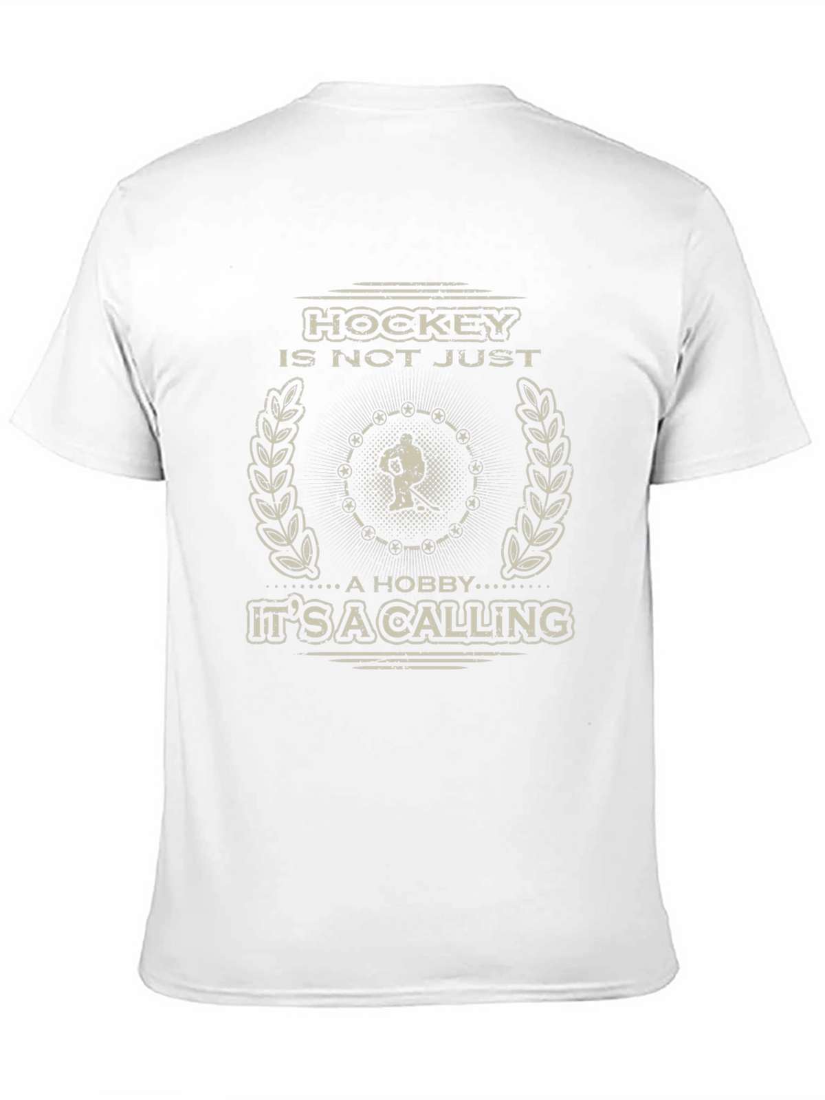 Hockey Calling Black Graphic Tee for Hockey Fans