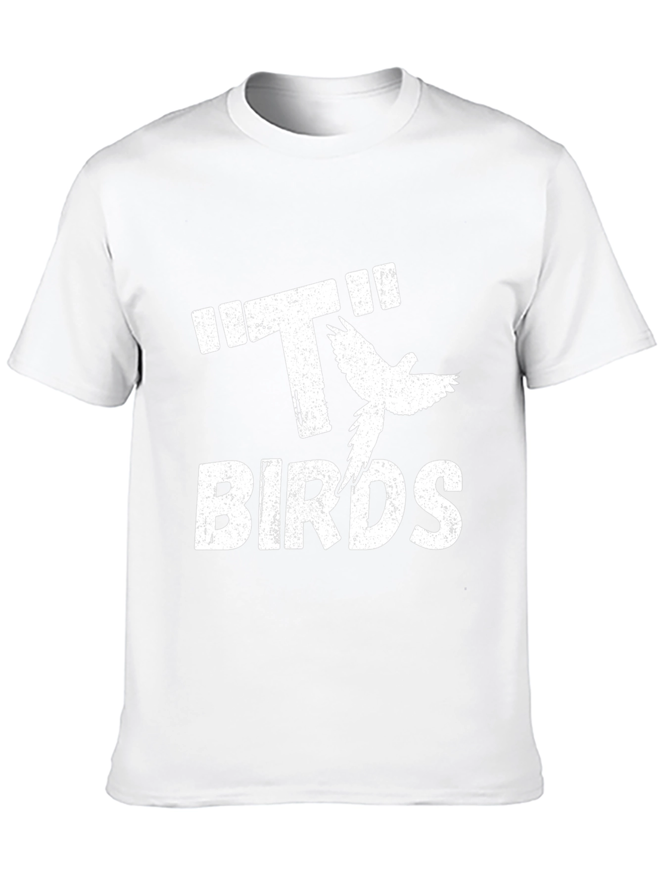 T Birds Graphic Tee - Black Cotton T-Shirt