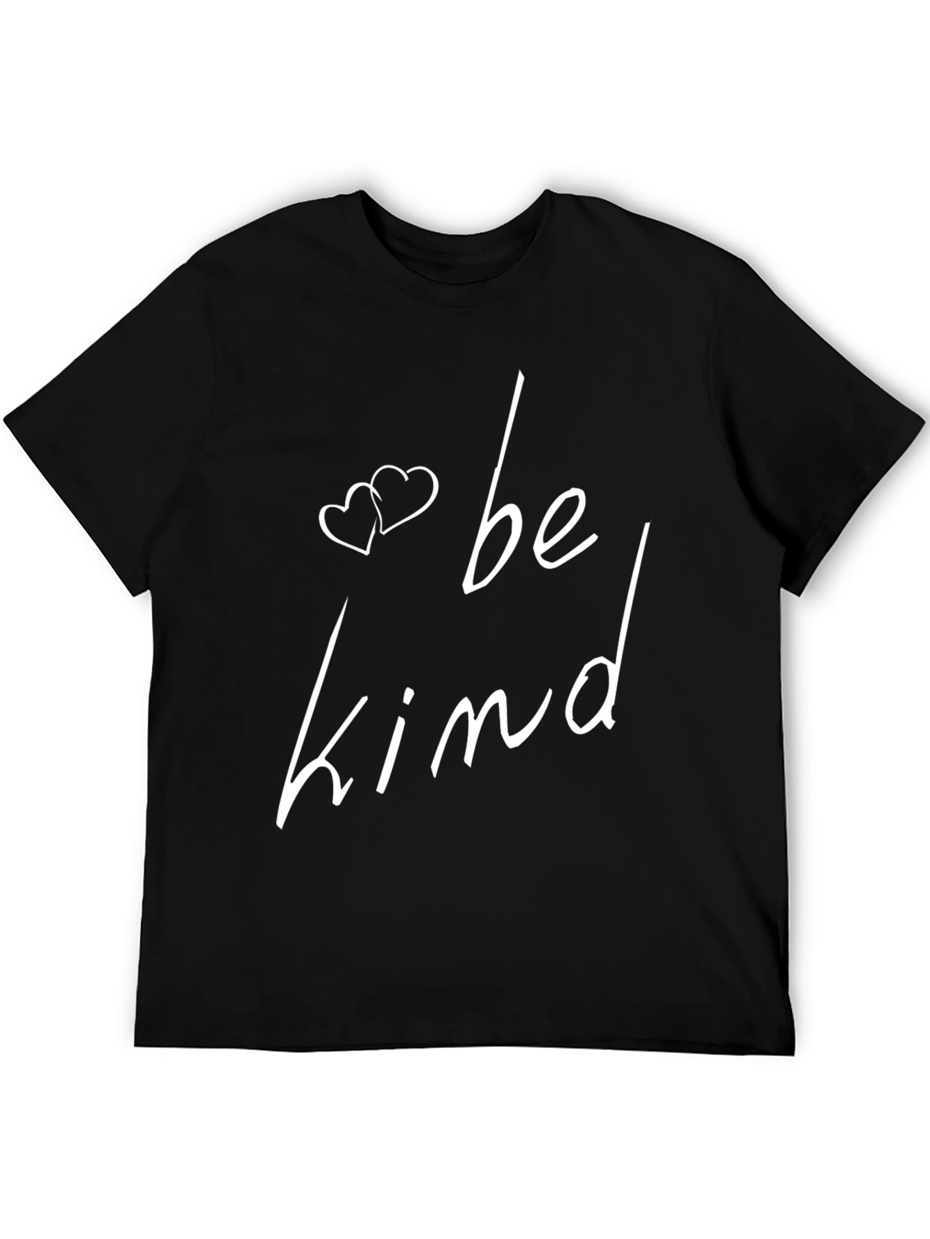 Be Kind Graphic Tee - Black Casual T-Shirt