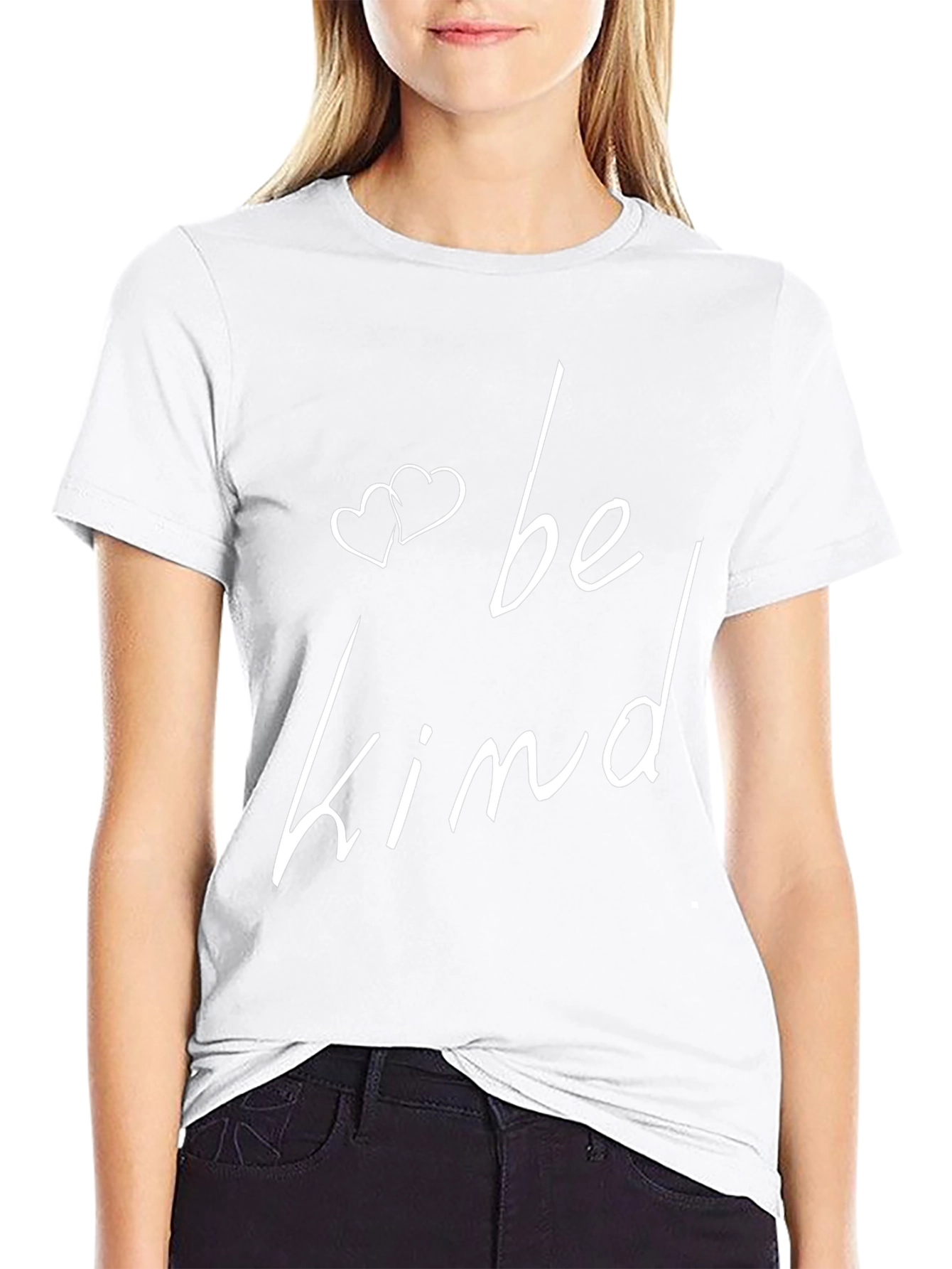 Be Kind Graphic Tee - Black Casual T-Shirt