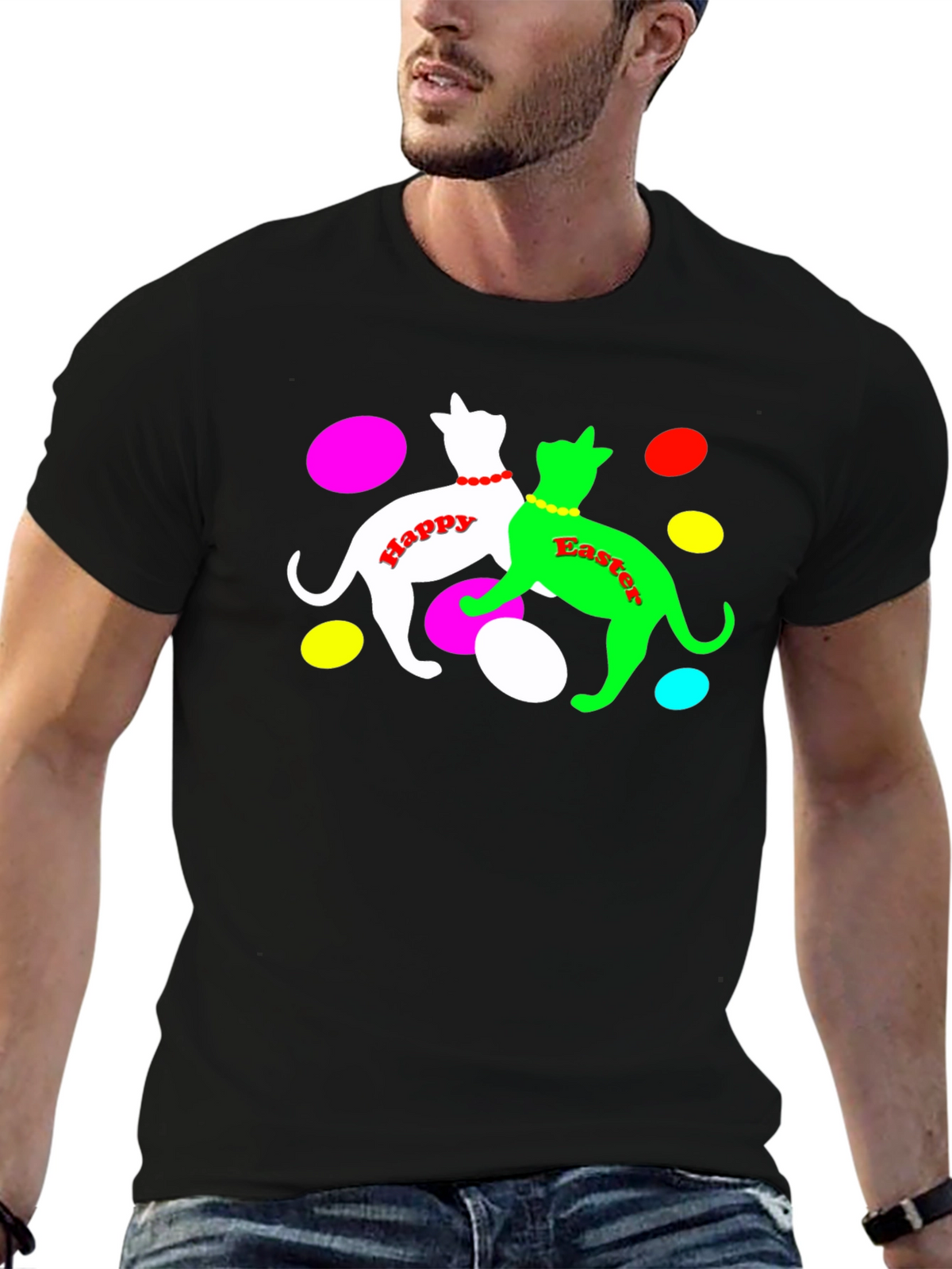 Happy Easter Cats T-Shirt