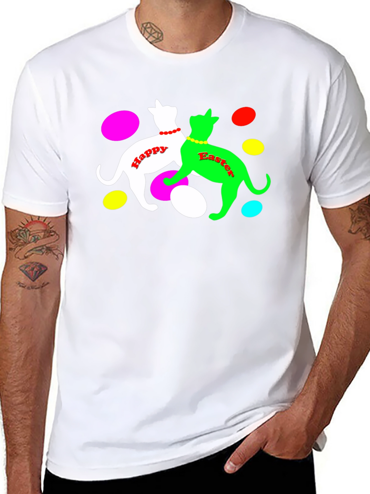 Happy Easter Cats T-Shirt