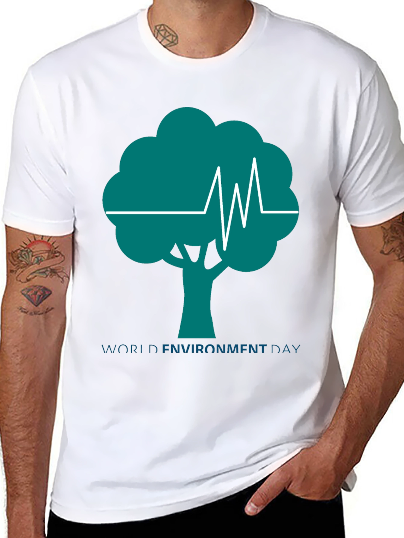 Eco-Friendly Tree Graphic Tee
