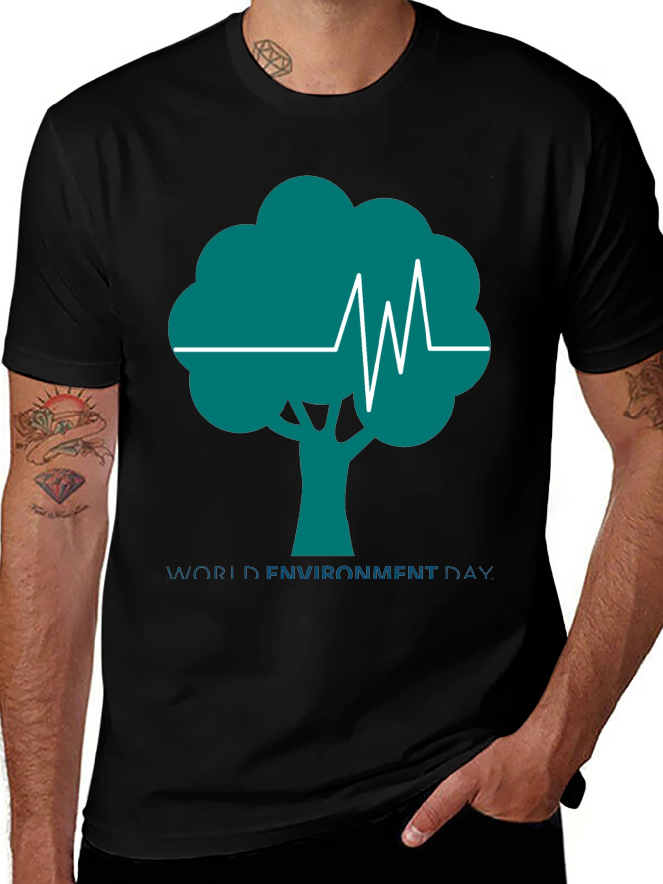 Eco-Friendly Tree Graphic Tee