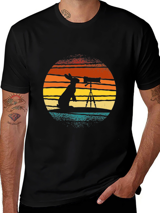 Bunny Photographer Graphic T-Shirt