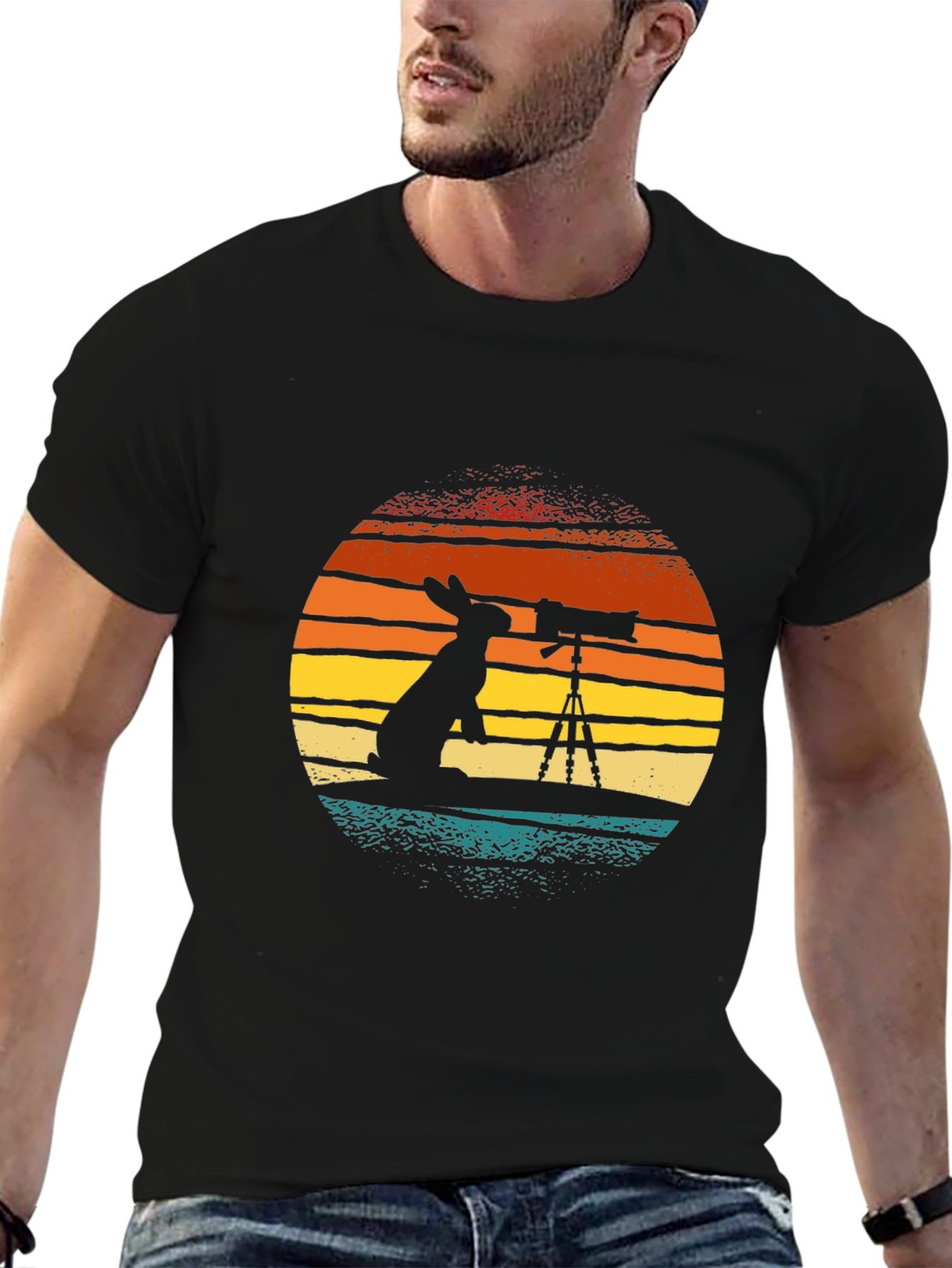 Bunny Photographer Graphic T-Shirt