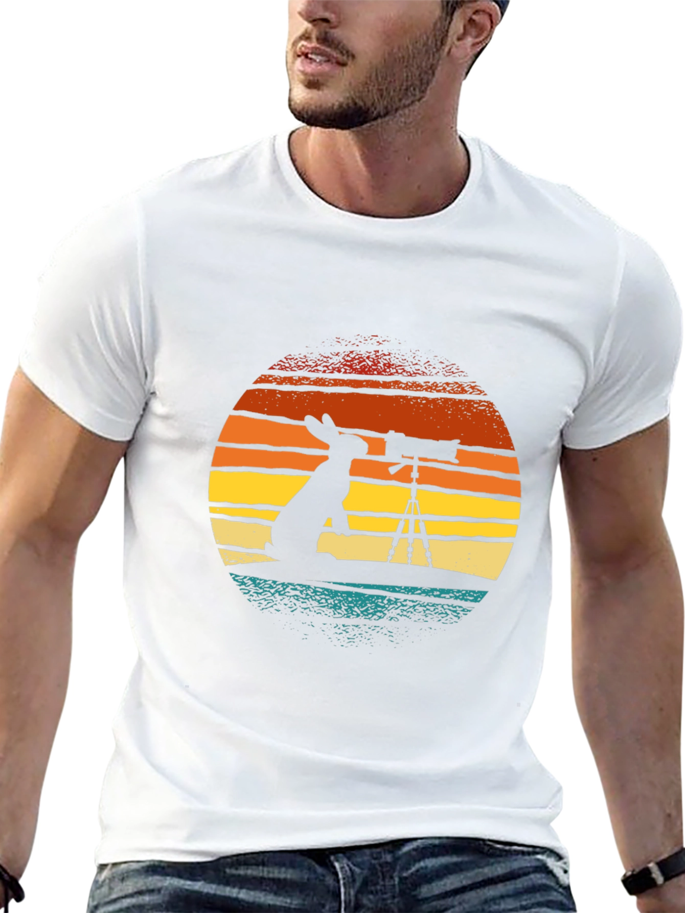 Bunny Photographer Graphic T-Shirt