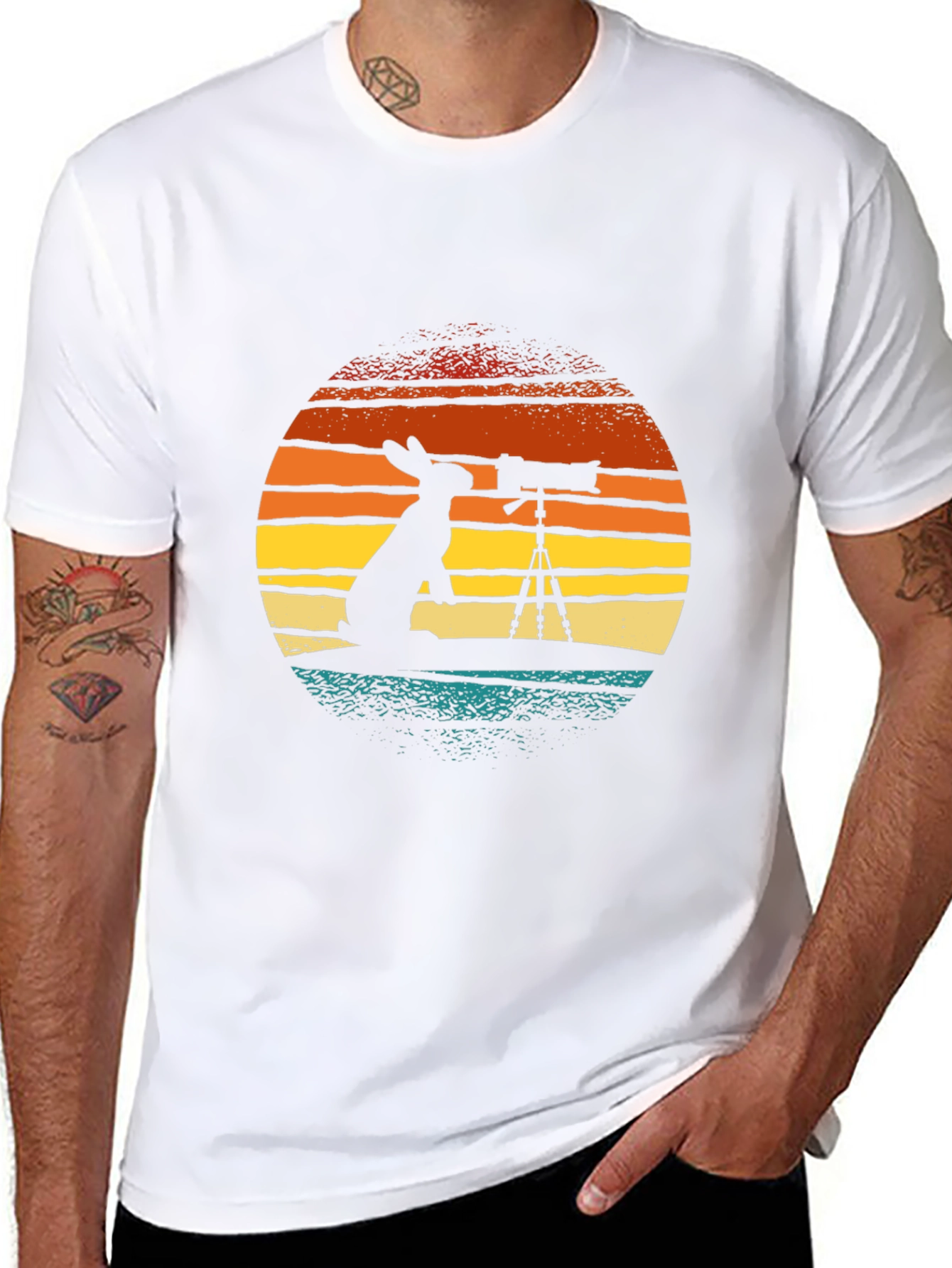 Bunny Photographer Graphic T-Shirt