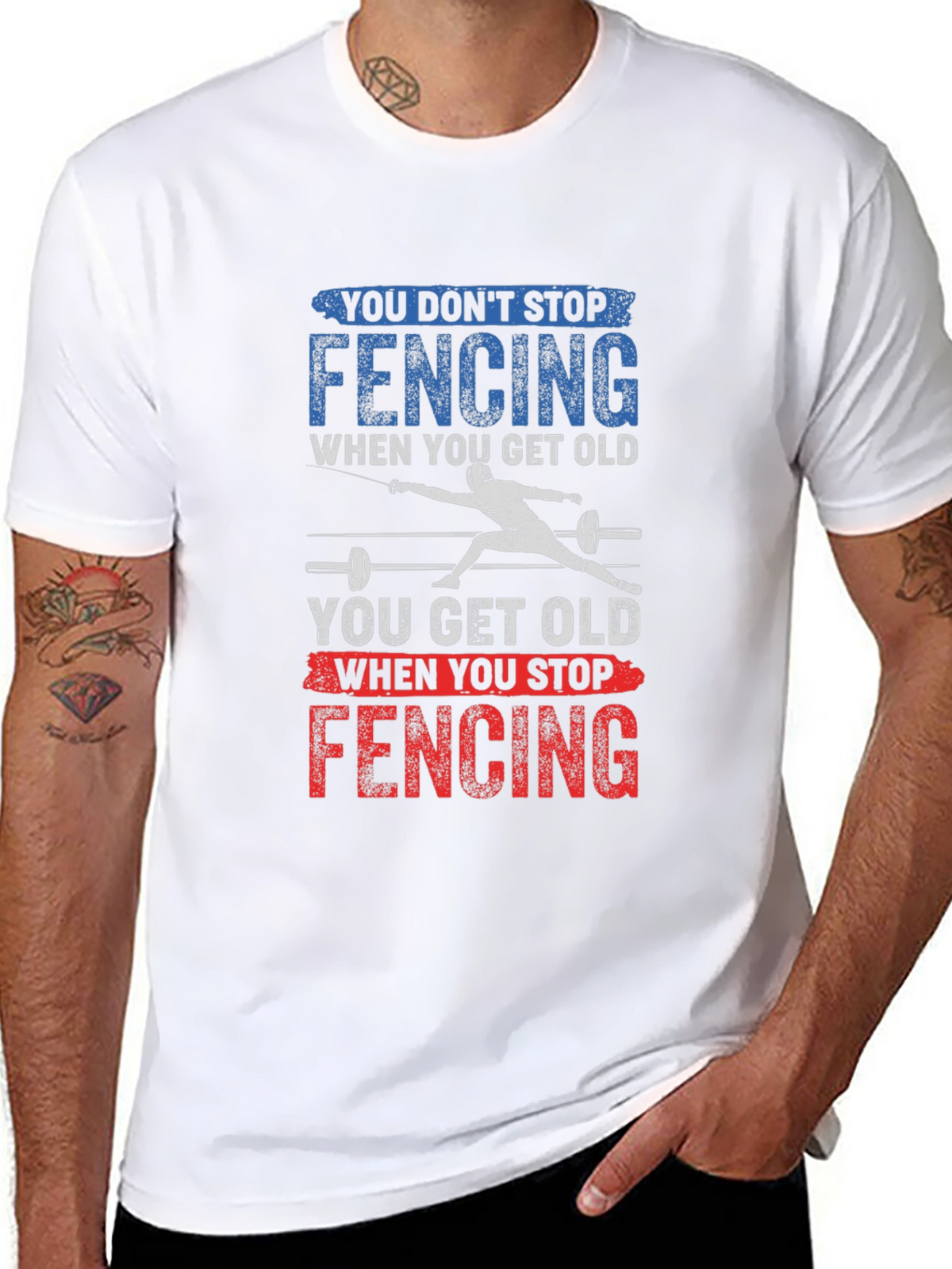 Fencing T-Shirt - Dont Stop Fencing
