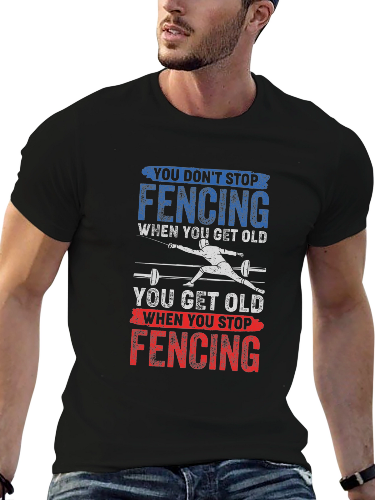Fencing T-Shirt - Dont Stop Fencing
