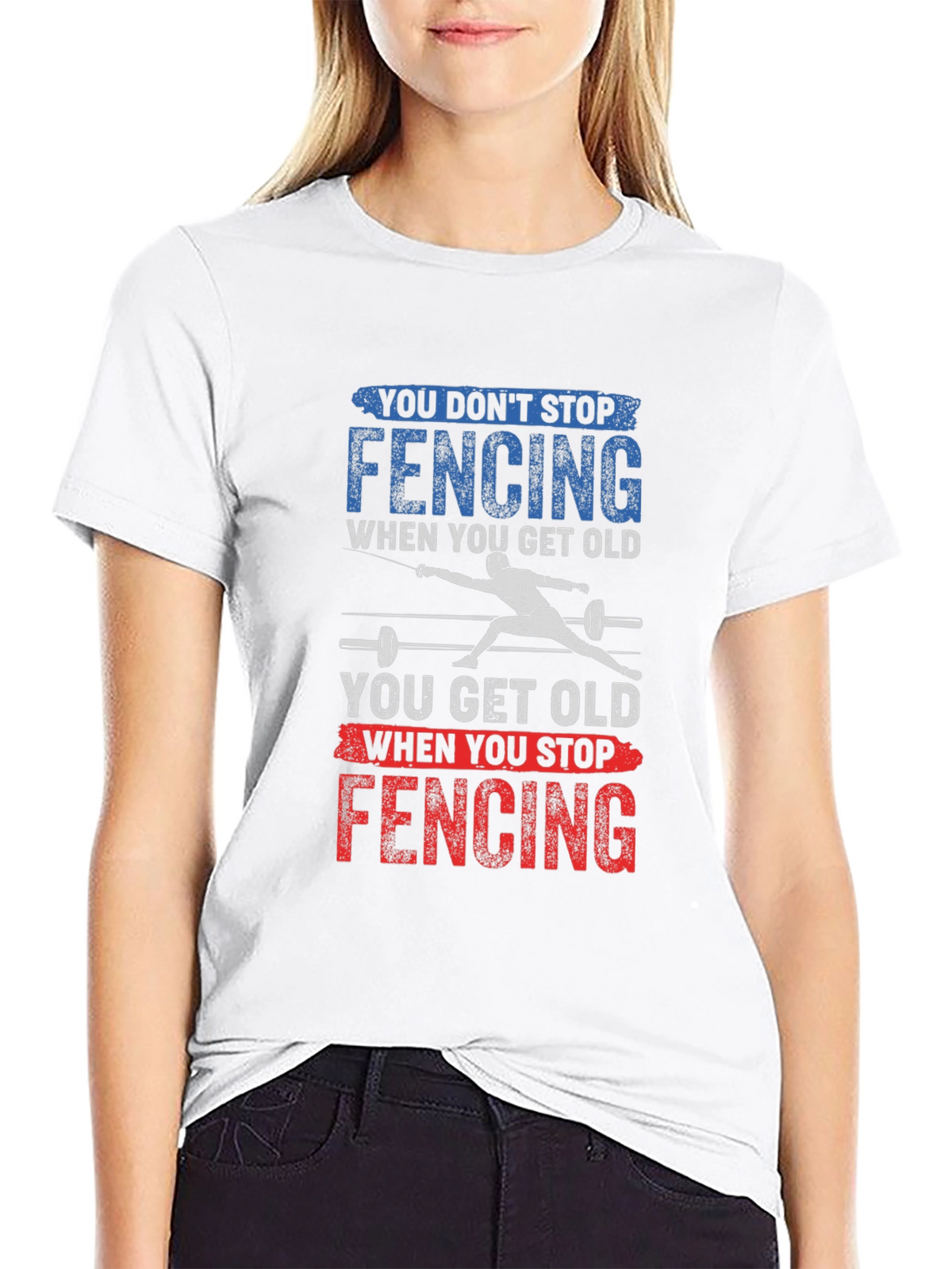 Fencing T-Shirt - Dont Stop Fencing