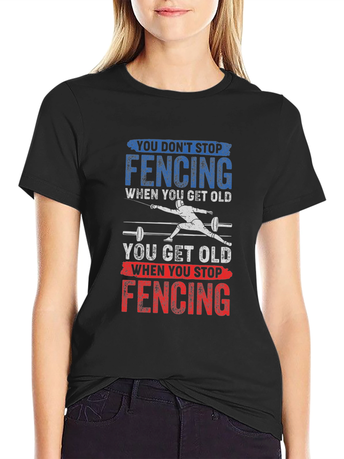 Fencing T-Shirt - Dont Stop Fencing