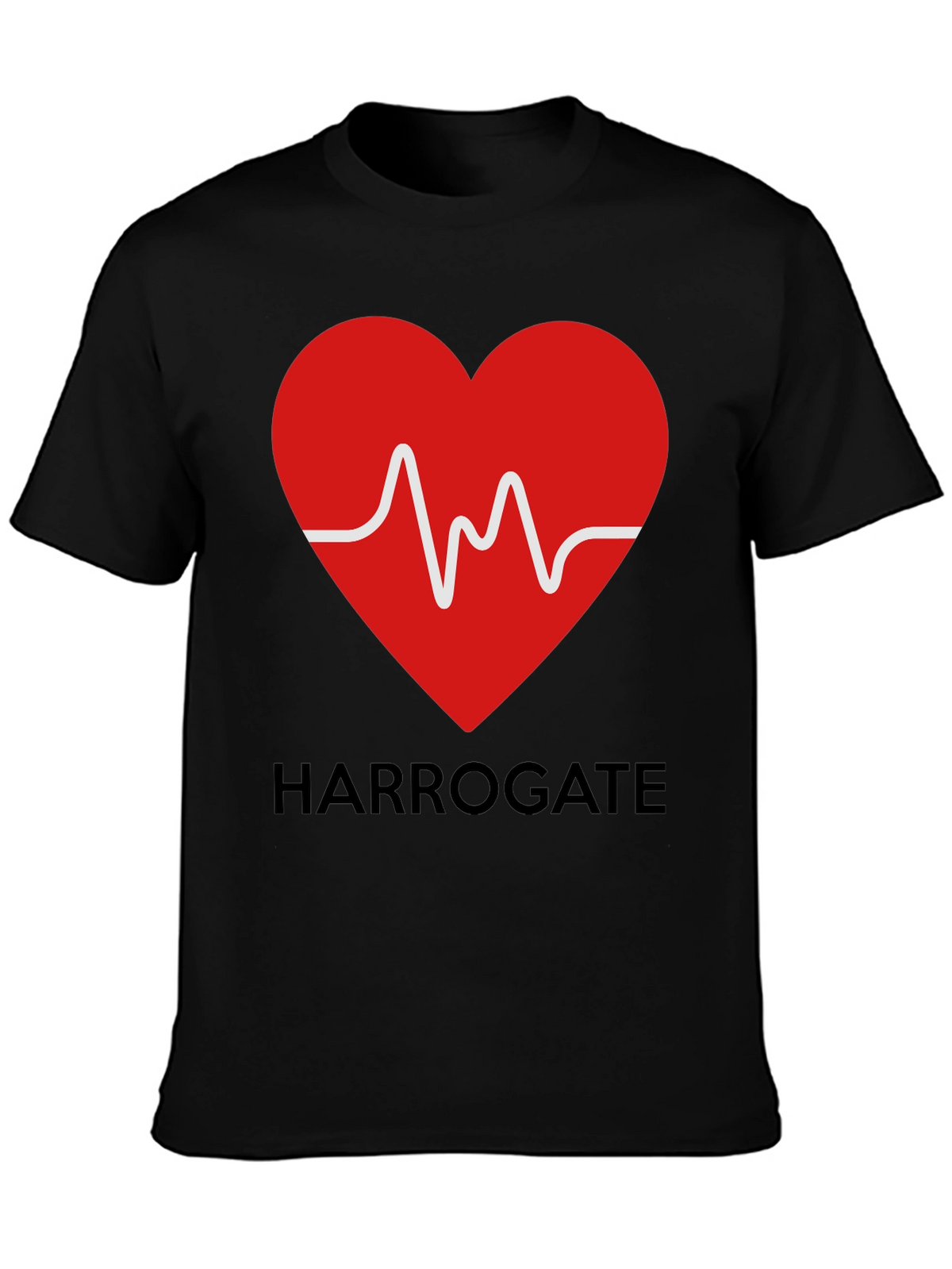 Harrogate Heartbeat T-Shirt - Unique Design