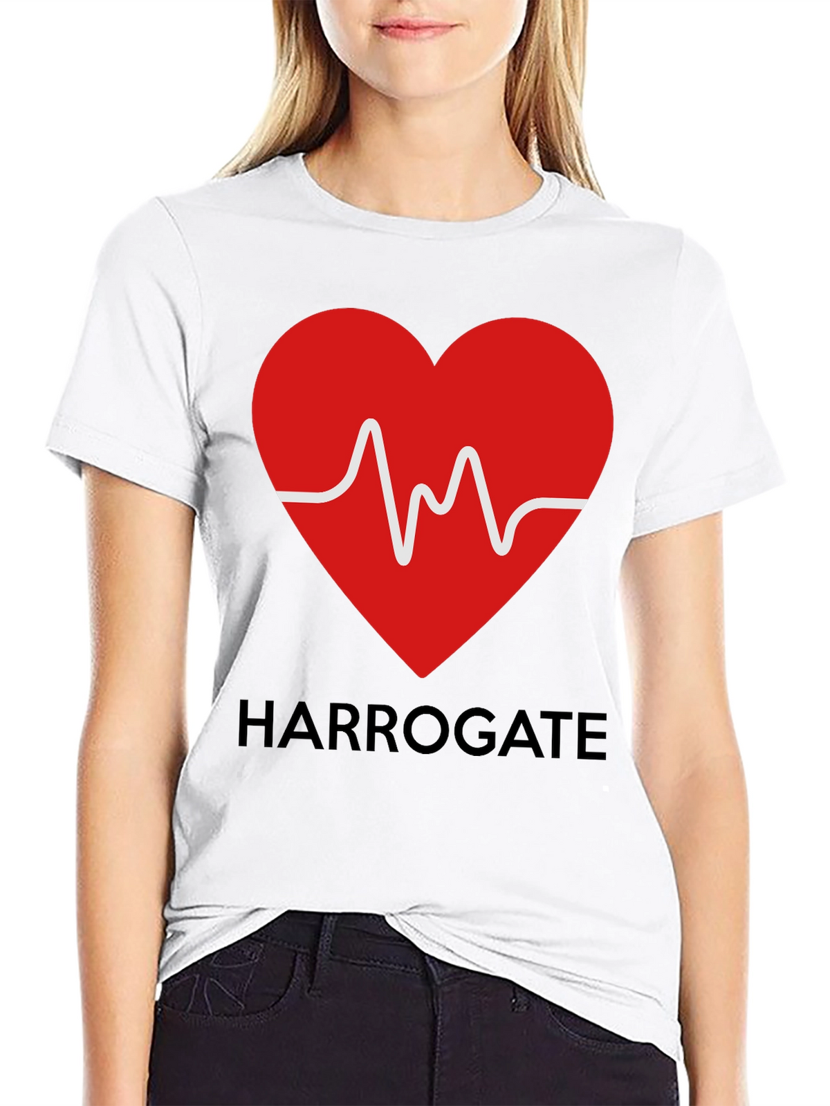 Harrogate Heartbeat T-Shirt - Unique Design