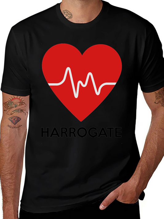 Harrogate Heartbeat T-Shirt - Unique Design