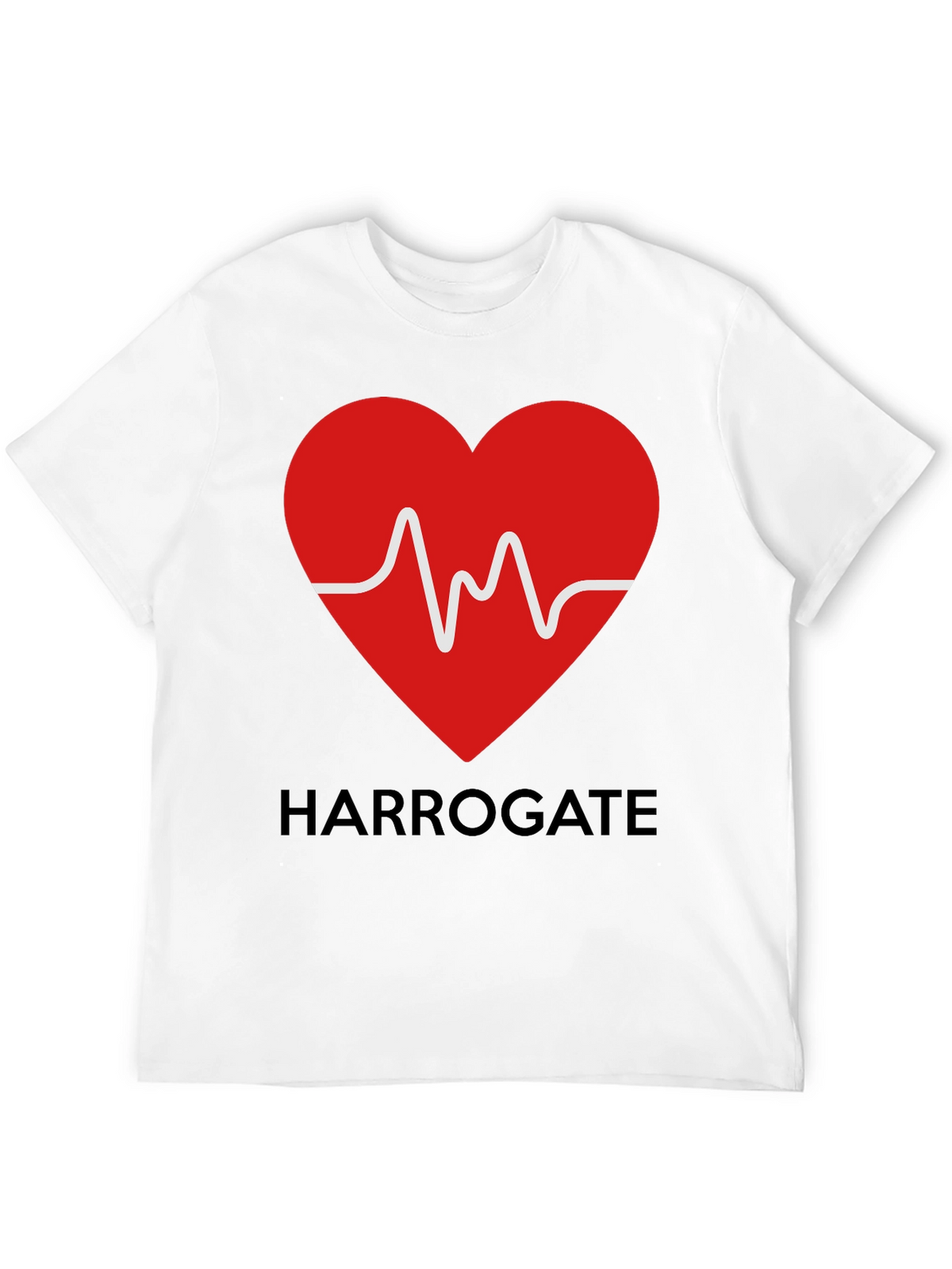 Harrogate Heartbeat T-Shirt - Unique Design
