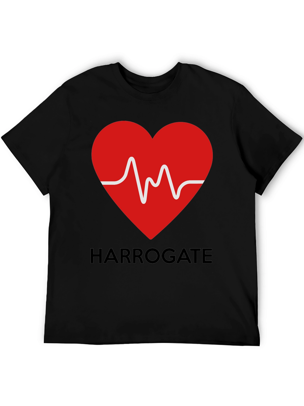 Harrogate Heartbeat T-Shirt - Unique Design