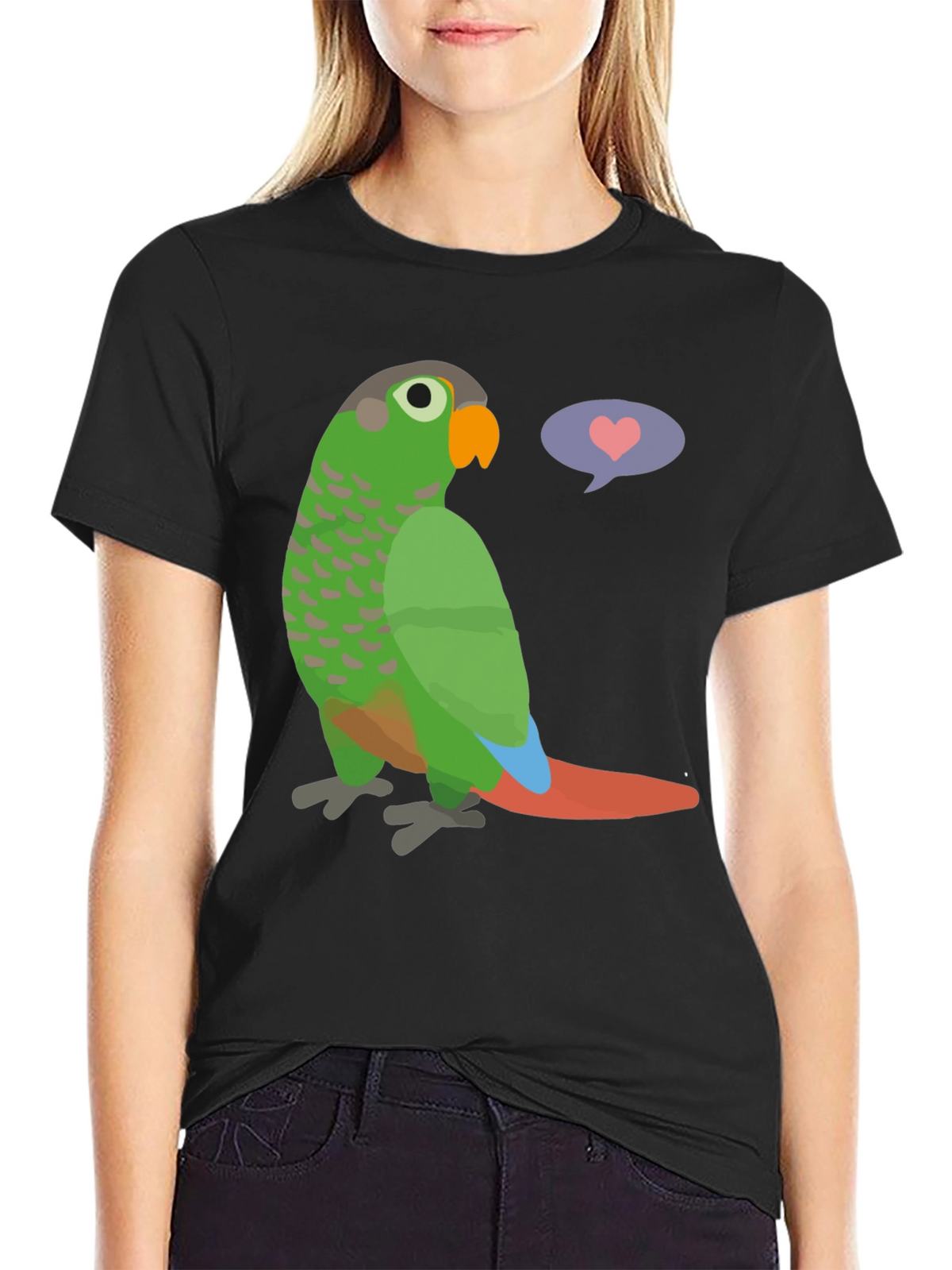 Parrot Love T-Shirt - Cute Bird Graphic Tee
