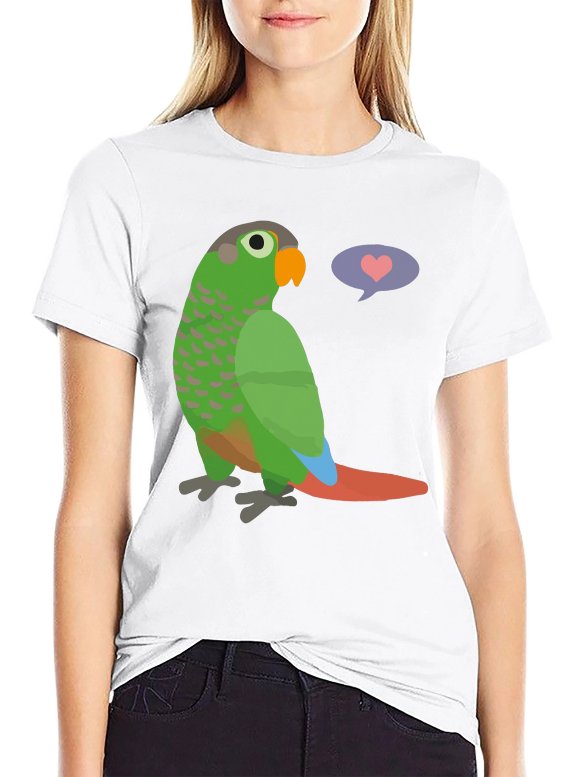 Parrot Love T-Shirt - Cute Bird Graphic Tee