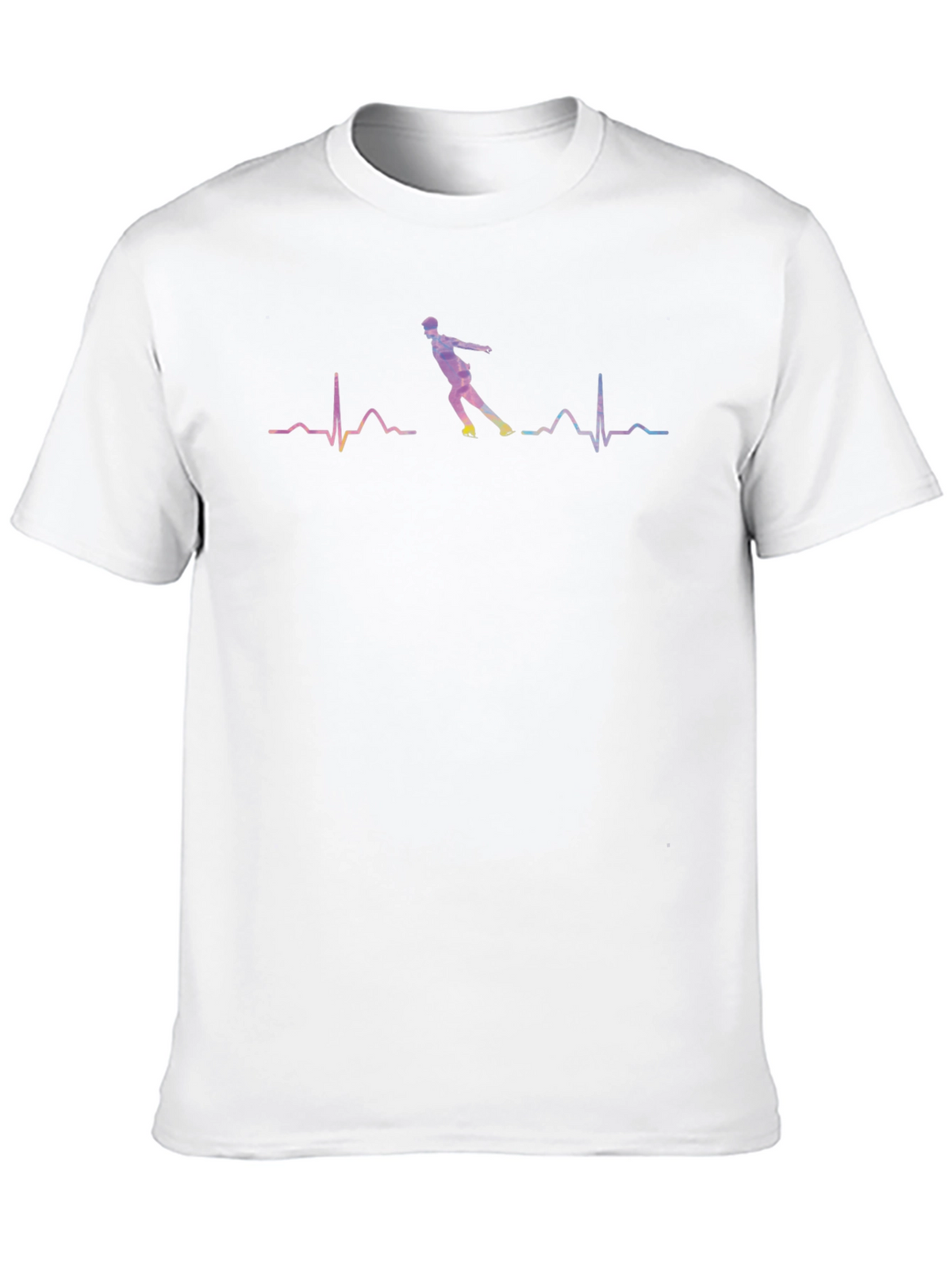 Skating Heartbeat Tee - Stylish Comfort