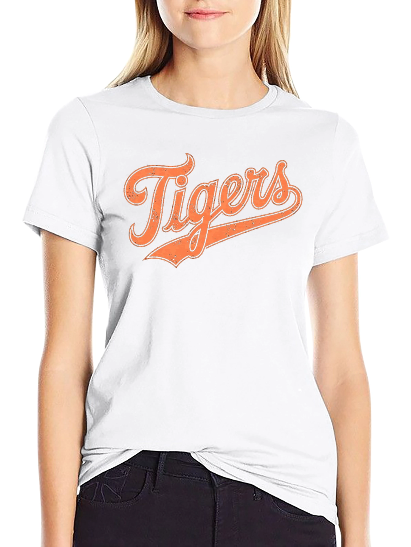 Retro Tigers Graphic T-Shirt - Classic Style