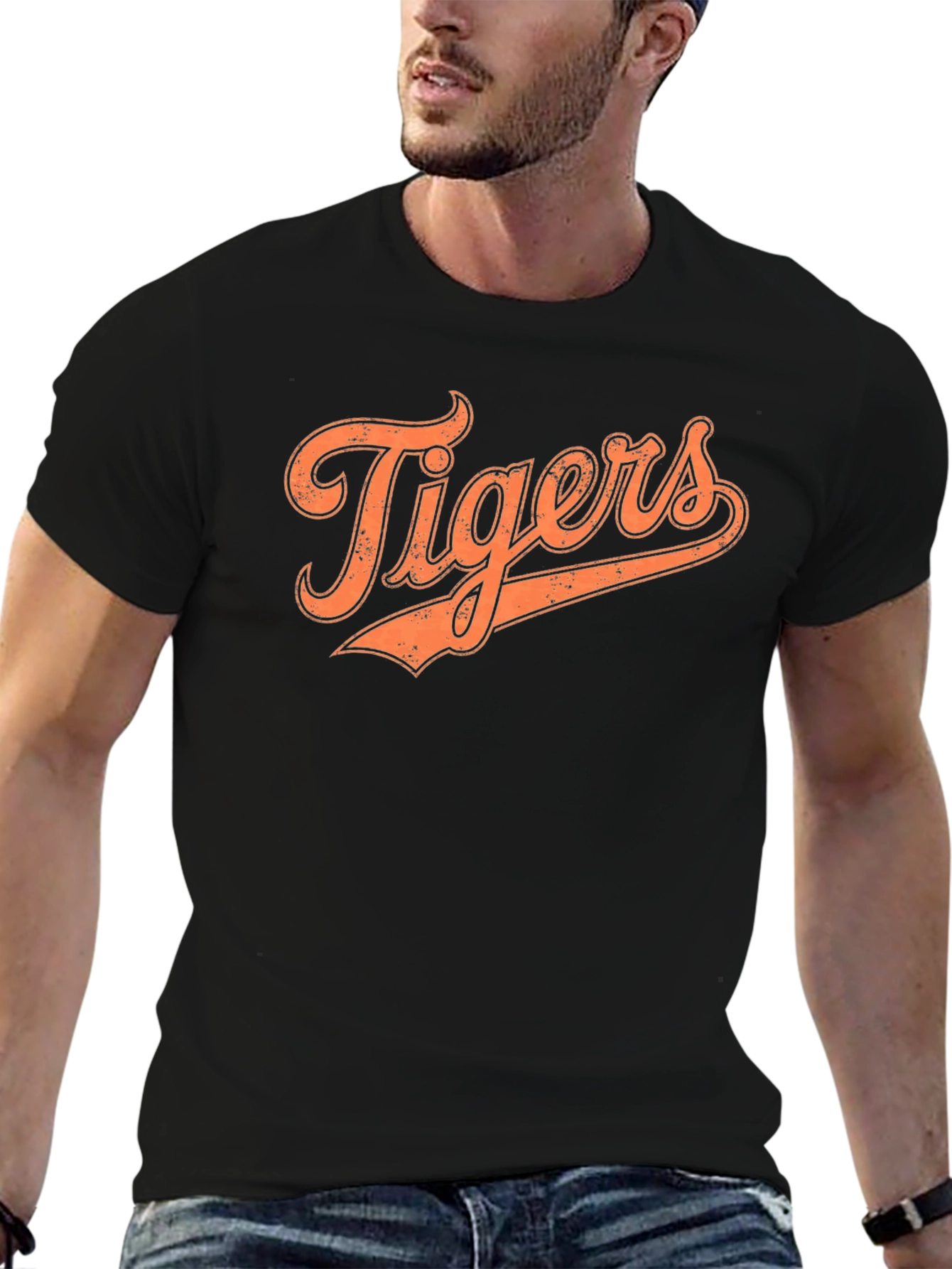 Retro Tigers Graphic T-Shirt - Classic Style