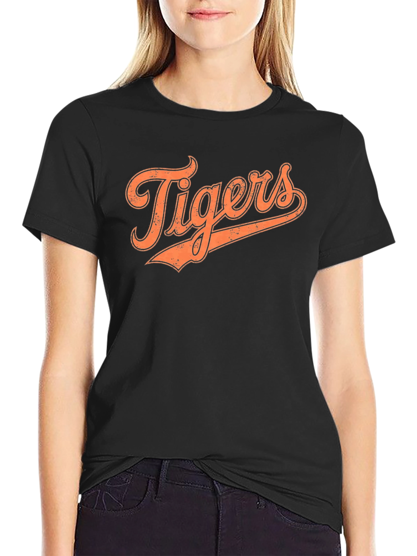 Retro Tigers Graphic T-Shirt - Classic Style