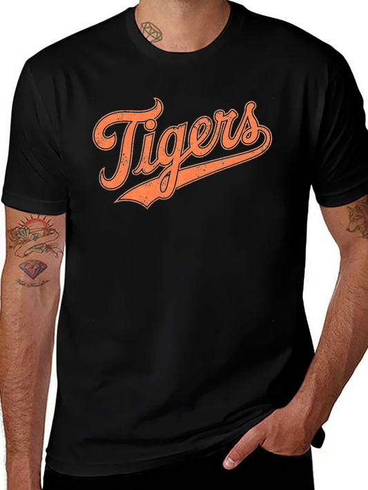 Retro Tigers Graphic T-Shirt - Classic Style