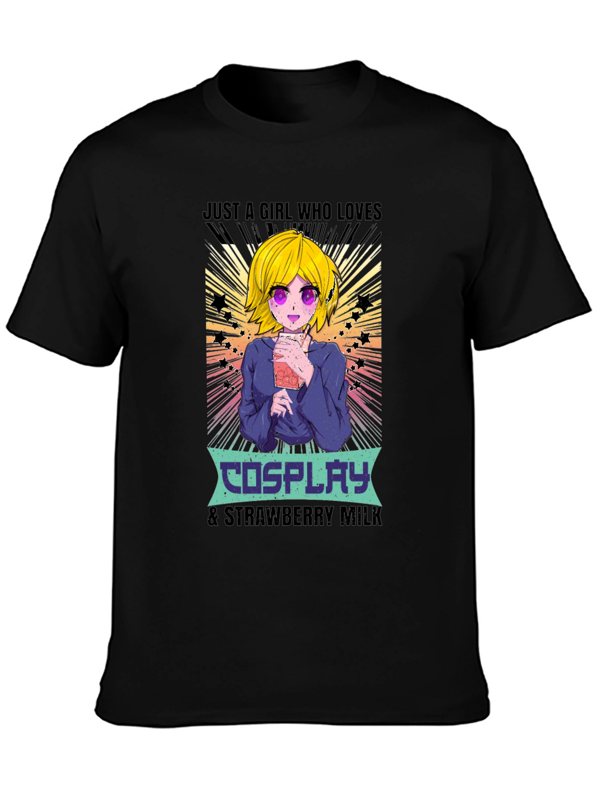 Cosplay & Strawberry Milk Anime T-Shirt
