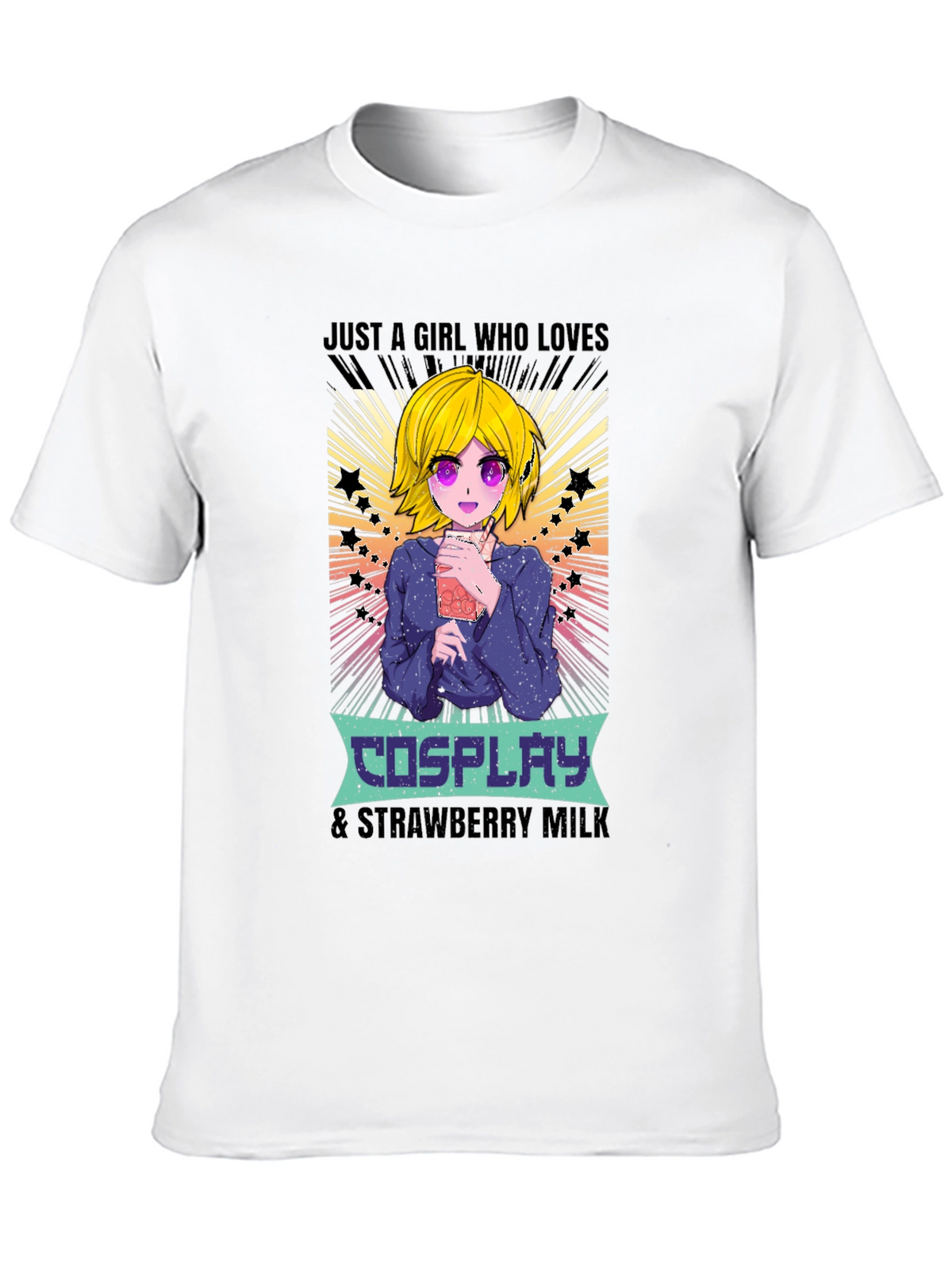 Cosplay & Strawberry Milk Anime T-Shirt