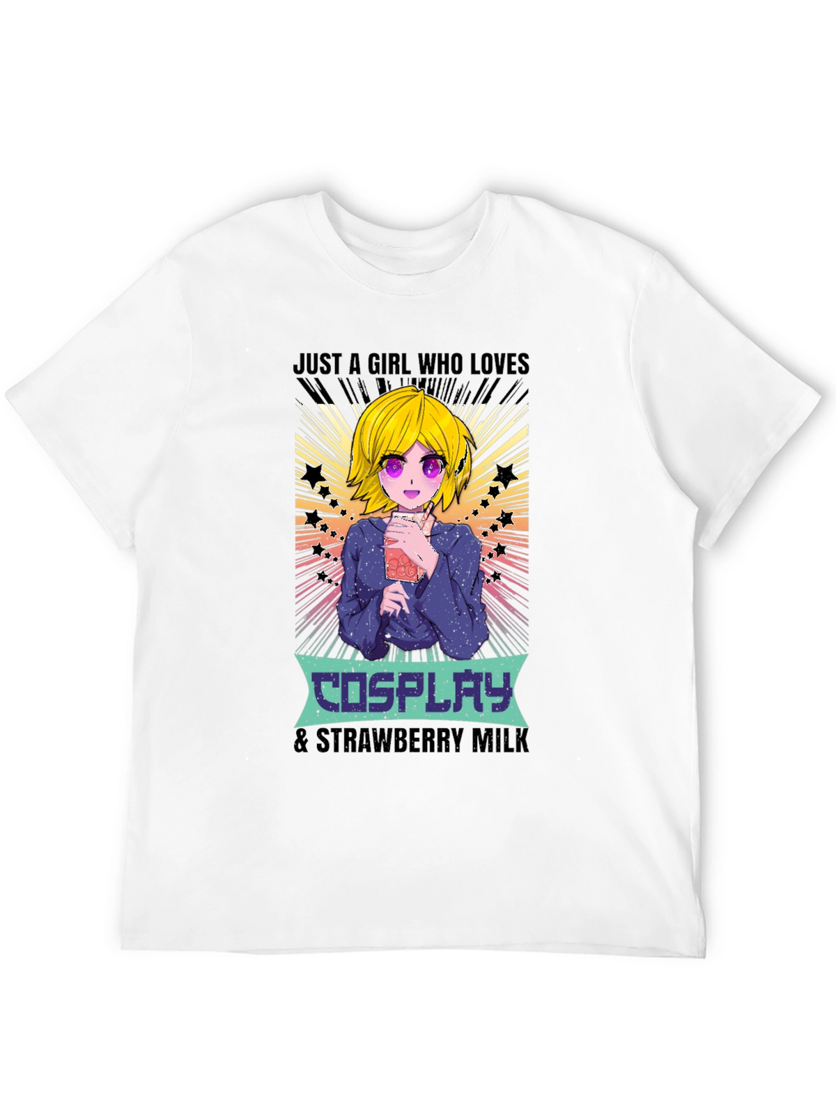Cosplay & Strawberry Milk Anime T-Shirt