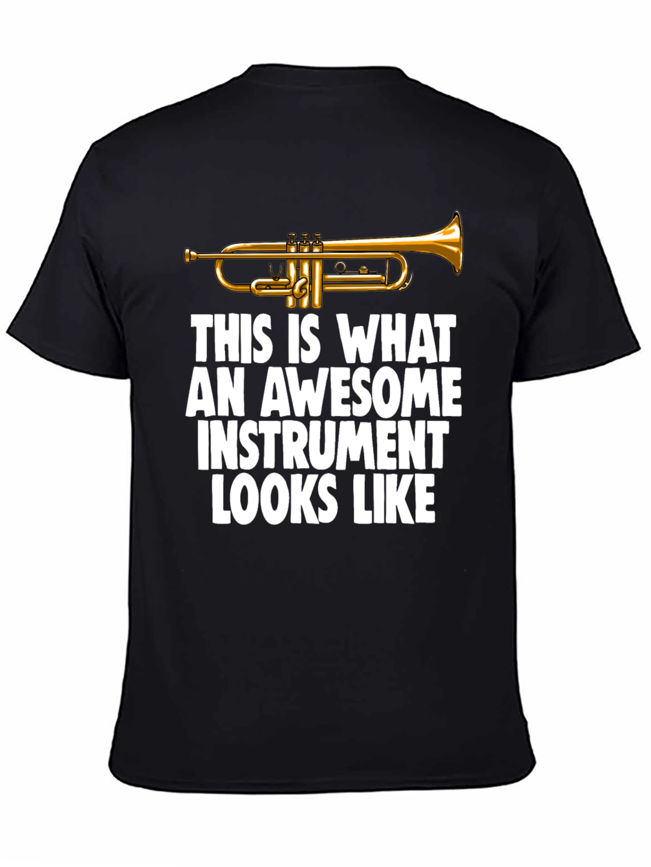 Awesome Instrument Trumpet Graphic T-Shirt