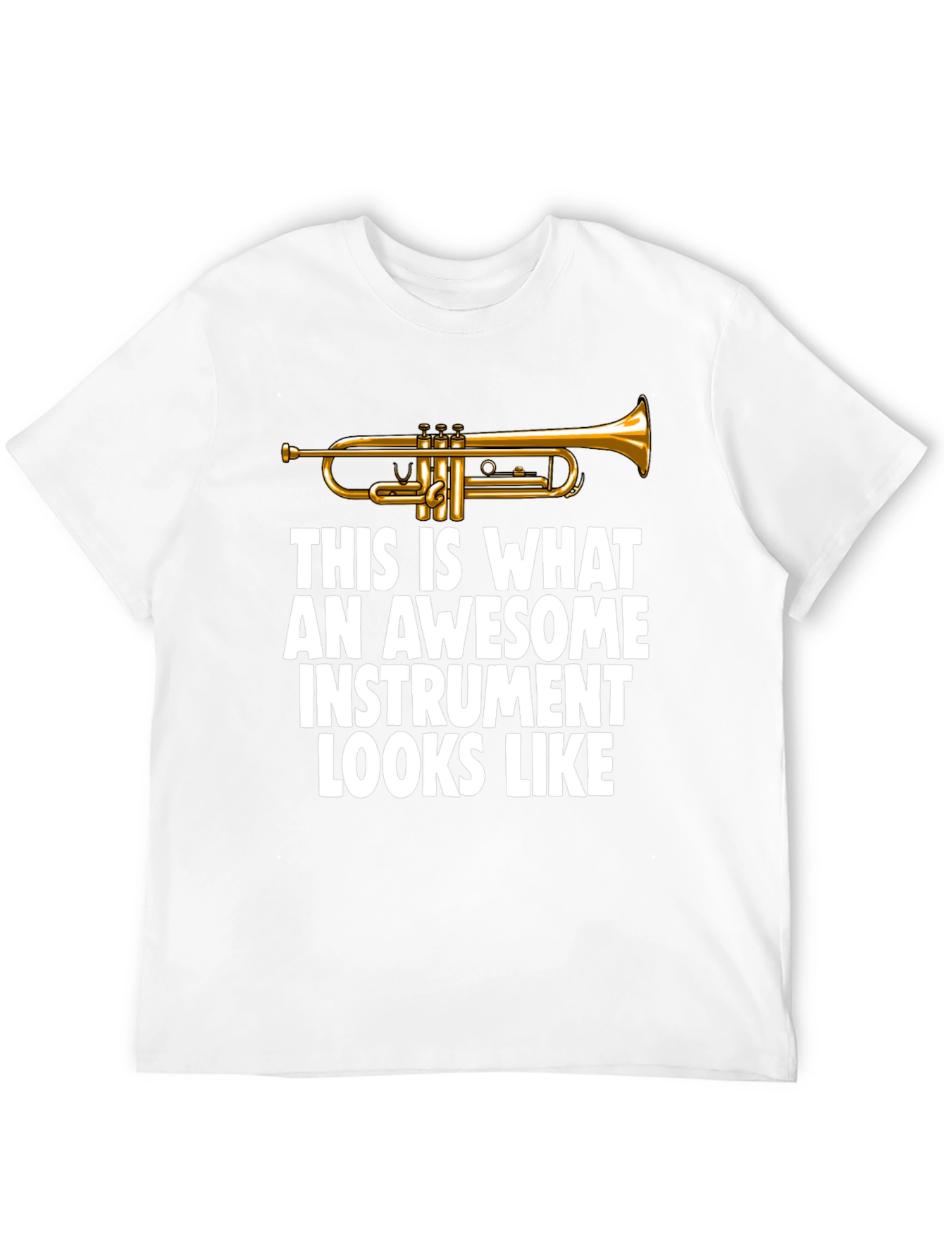Awesome Instrument Trumpet Graphic T-Shirt