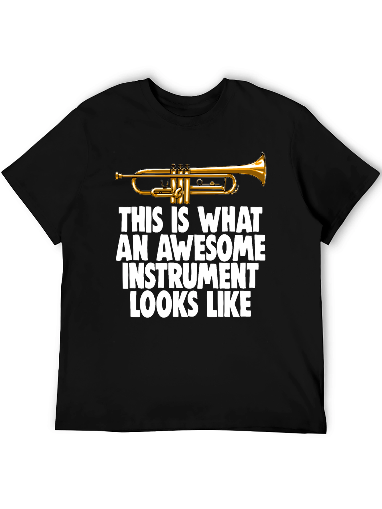 Awesome Instrument Trumpet Graphic T-Shirt
