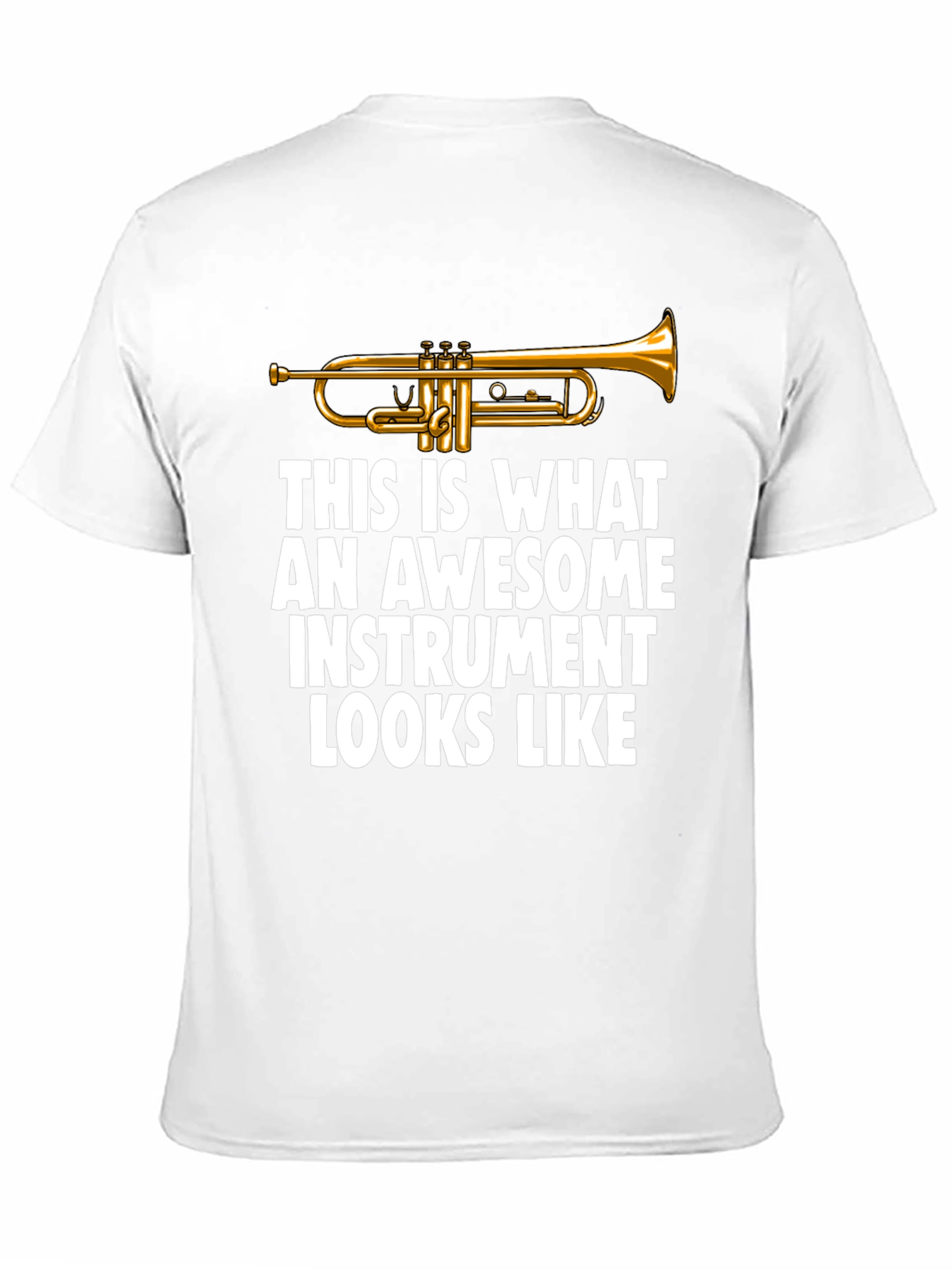 Awesome Instrument Trumpet Graphic T-Shirt