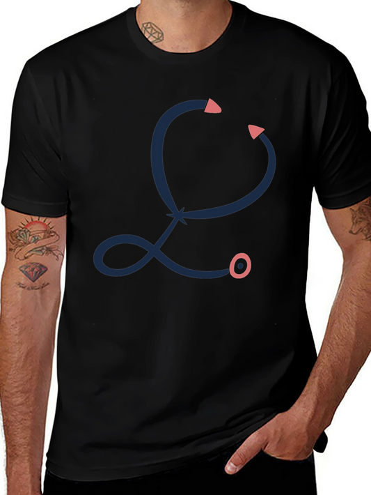 Stethoscope Graphic Tee - Medical Doctor Shirt