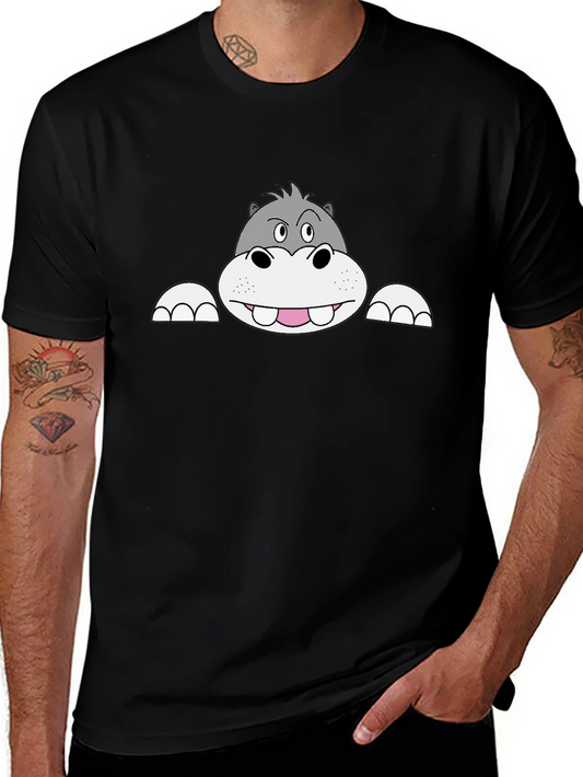 Hippo Graphic Black T-Shirt