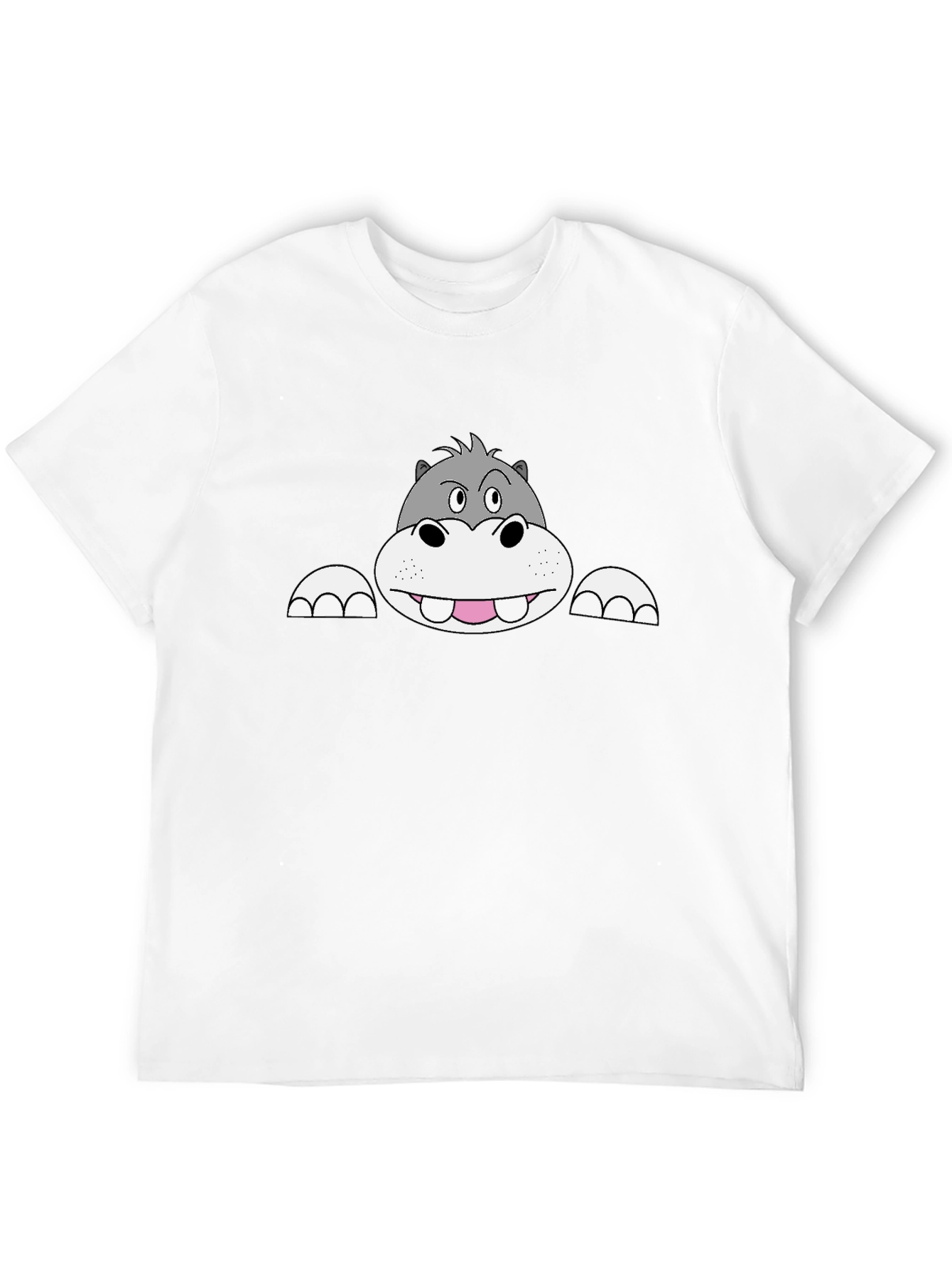 Hippo Graphic Black T-Shirt