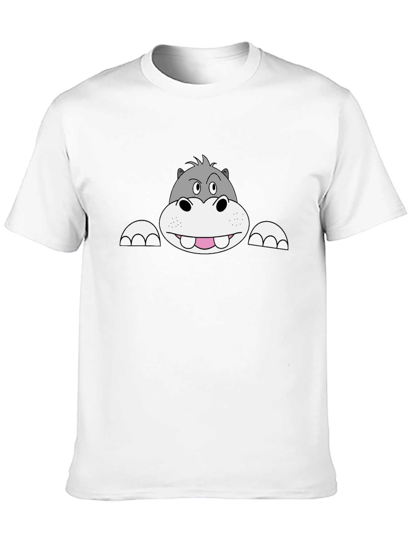 Hippo Graphic Black T-Shirt
