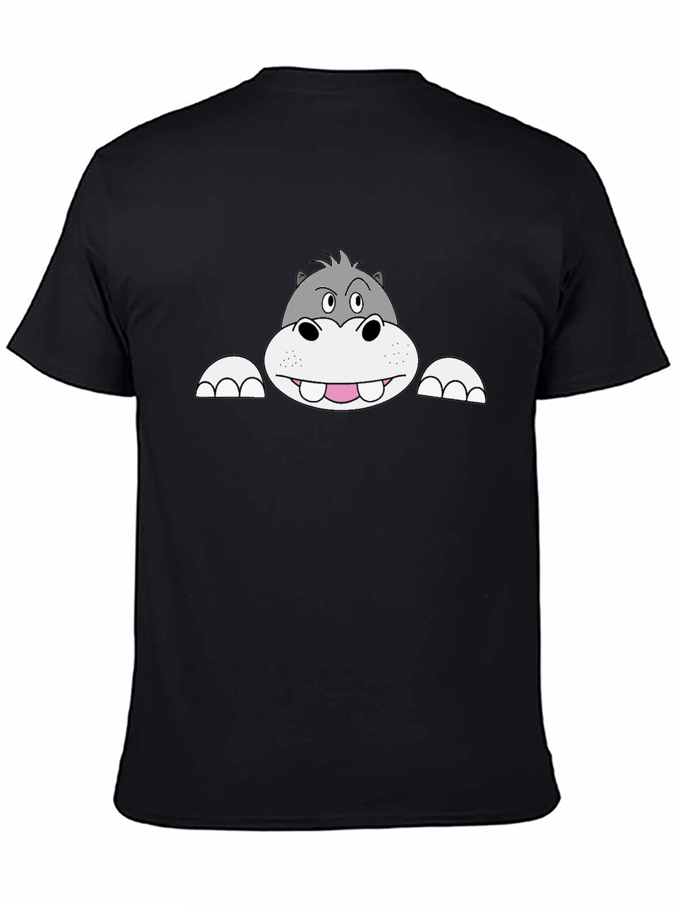 Hippo Graphic Black T-Shirt