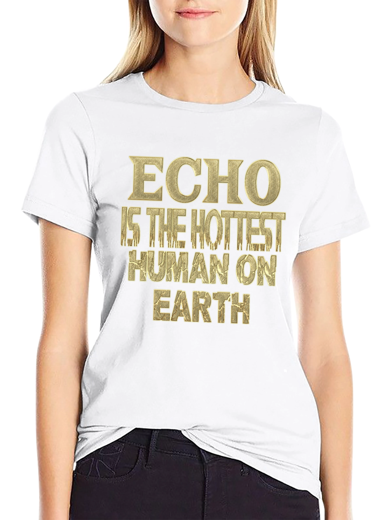 Echo Hottest Human Tee - Unique Graphic T-Shirt